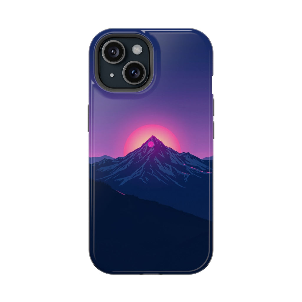 iPhone Mountain at Sunrise Electric Art Slim Everyday iPhone 15 · iPhone Case