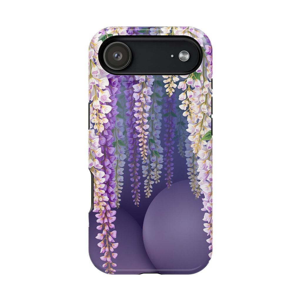 iPhone Mint And Blush Wisteria Cascade Slim Everyday Designer Case · iPhone Case