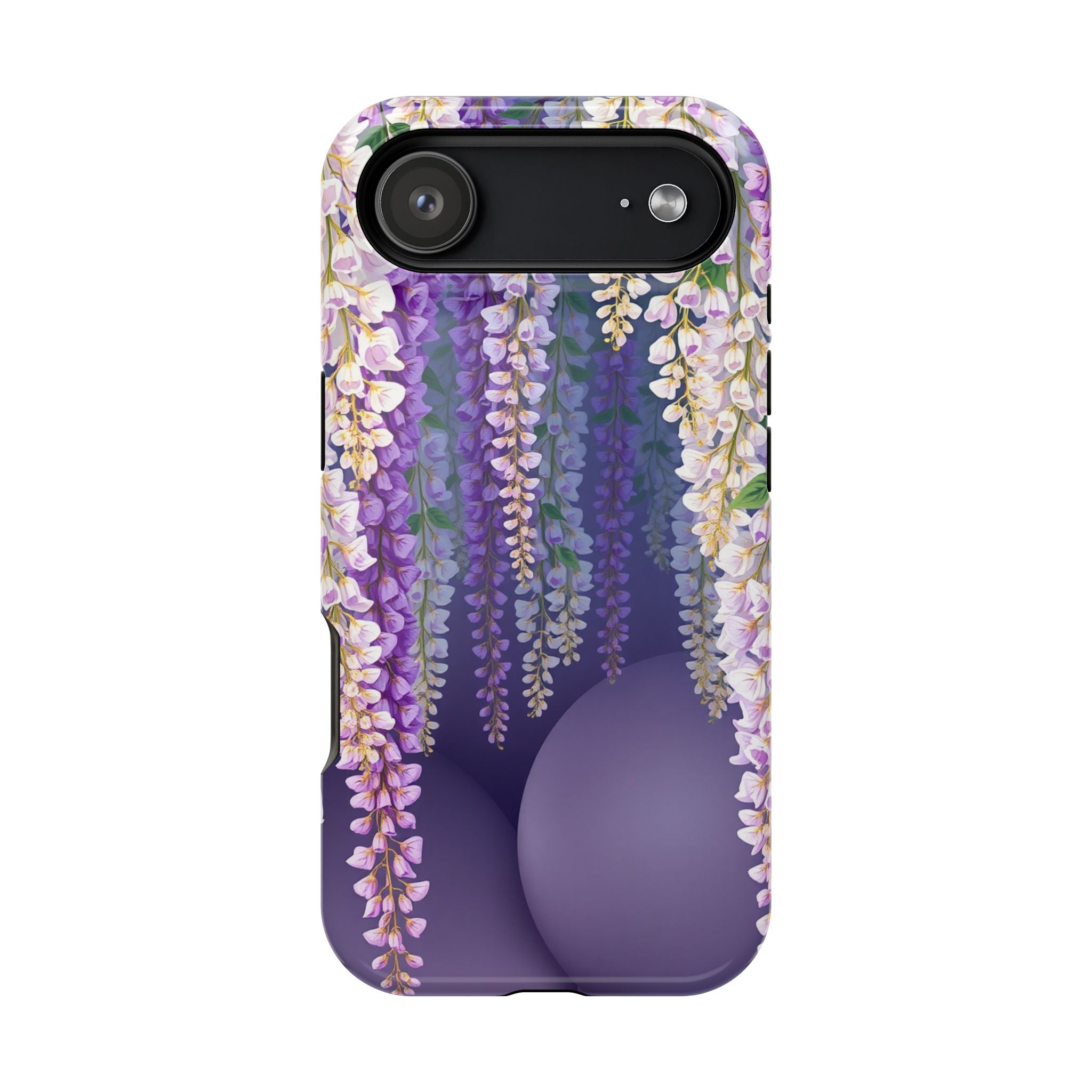 iPhone Mint And Blush Wisteria Cascade Slim Everyday Designer Case · iPhone Case