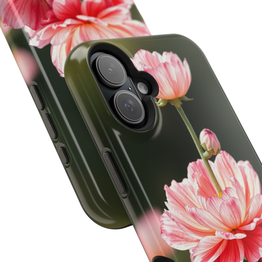iPhone Ranunculus Stack Vibrant Watercolor Slim Snap Case · iPhone Case