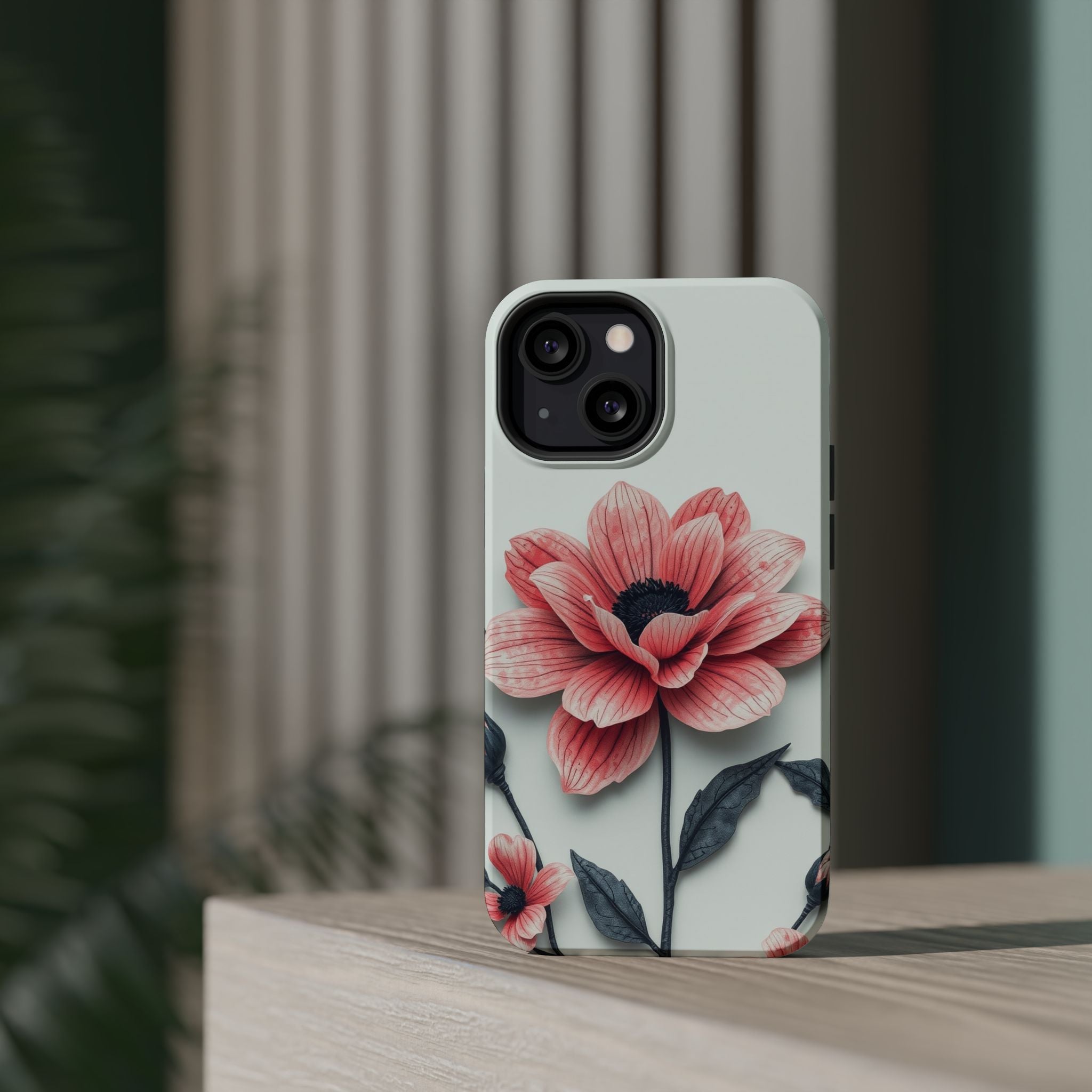 iPhone Dreamy Floral Ink Wash Design Slim Everyday iPhone 12 Designer · iPhone C