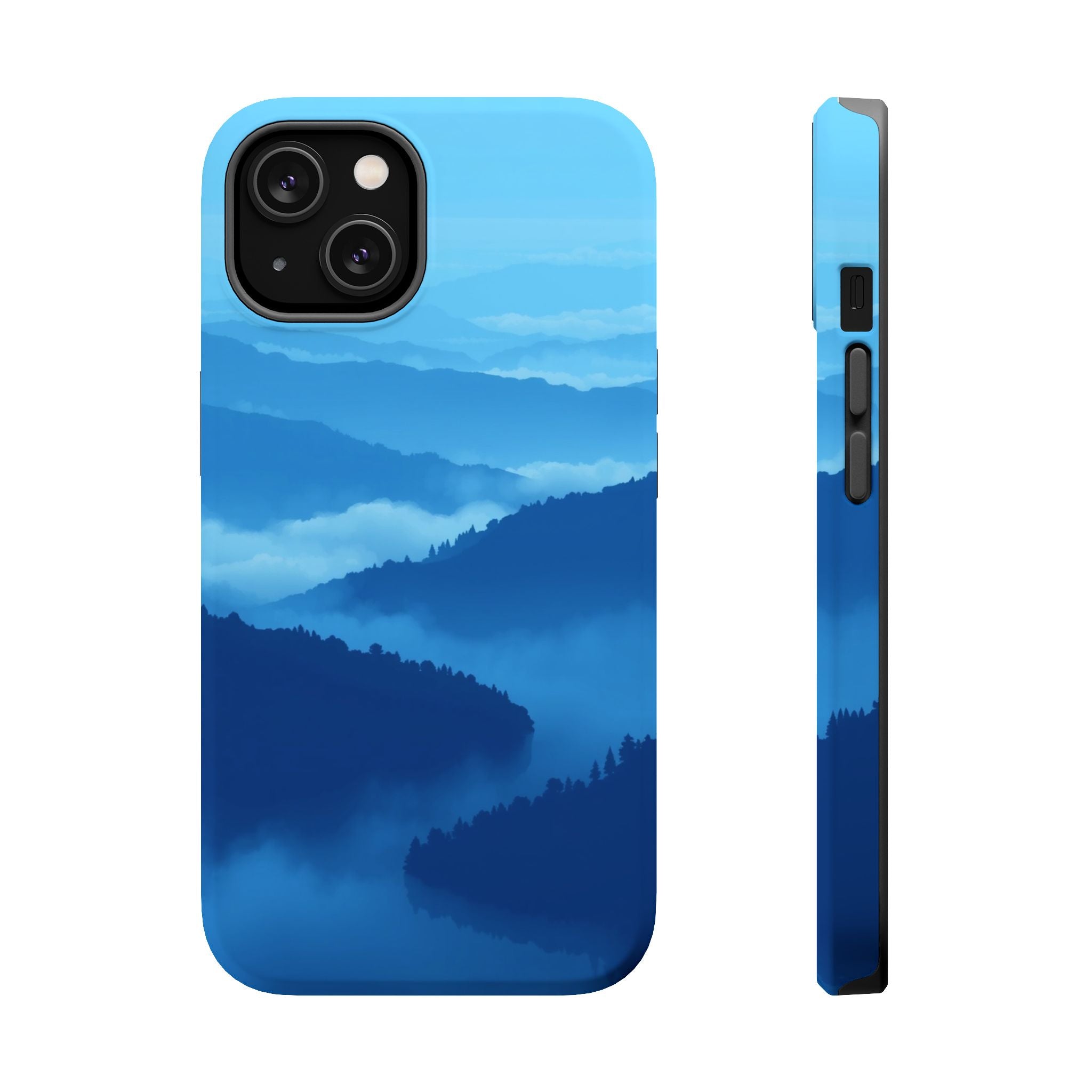 iPhone Fog Rolling Over Hills Pixel Art -Bit Slim iPhone Everyday · iPhone Case