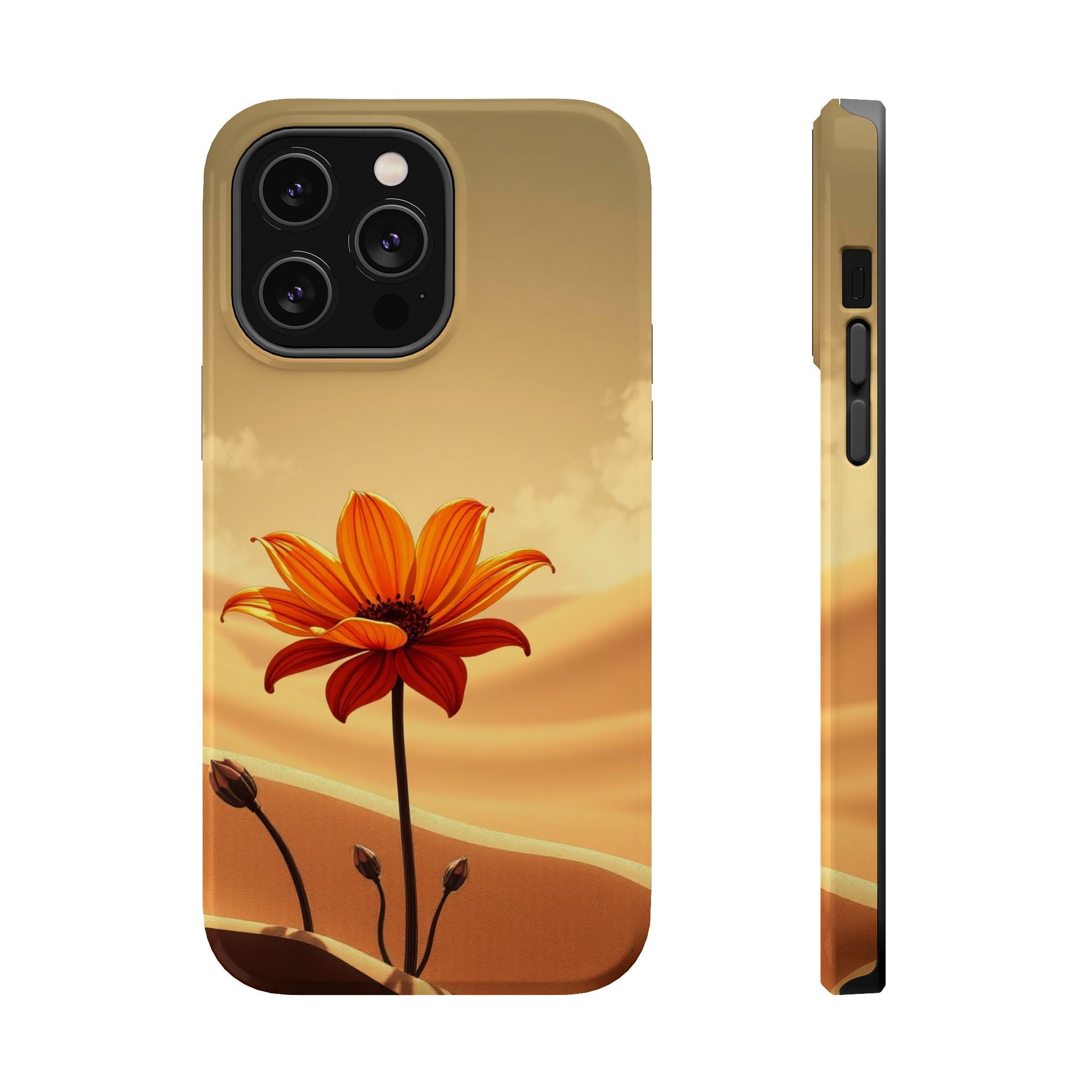 iPhone Neon Floral Dark Gothic Ink Bold Modern Everyday Snap Case · iPhone Case