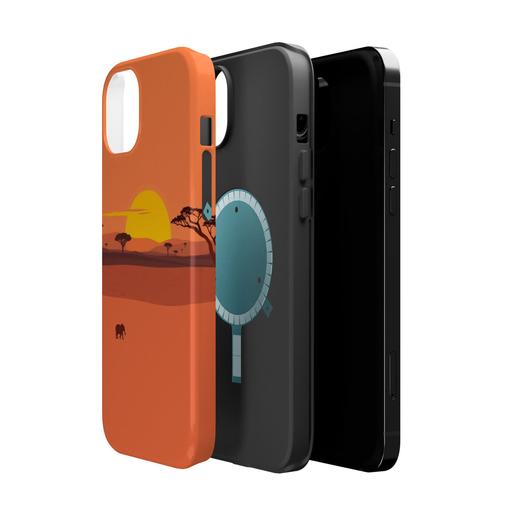 iPhone Sunset Amber And Peach Savanna Horizon Slim iPhone Everyday · iPhone Case