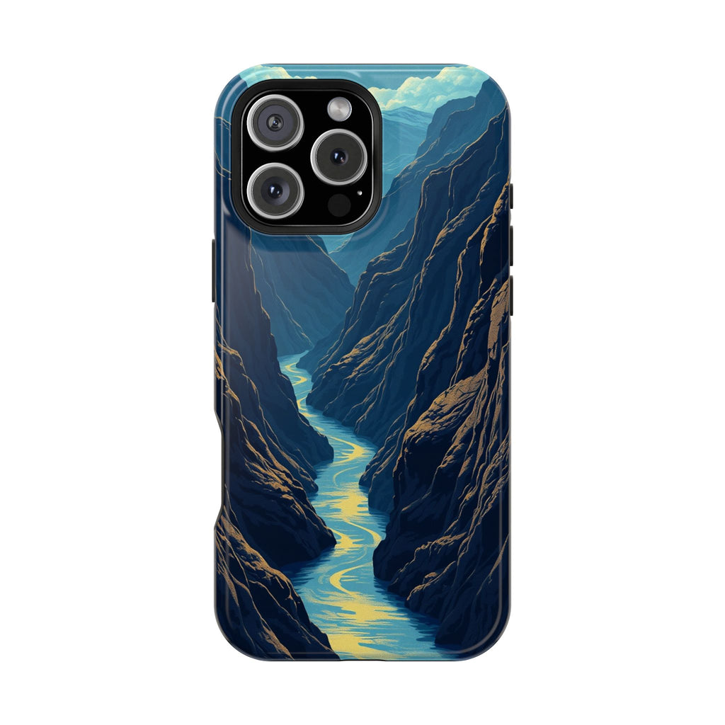 iPhone River Canyon Gold Foil Luxury Slim Everyday Designer Case · iPhone Case