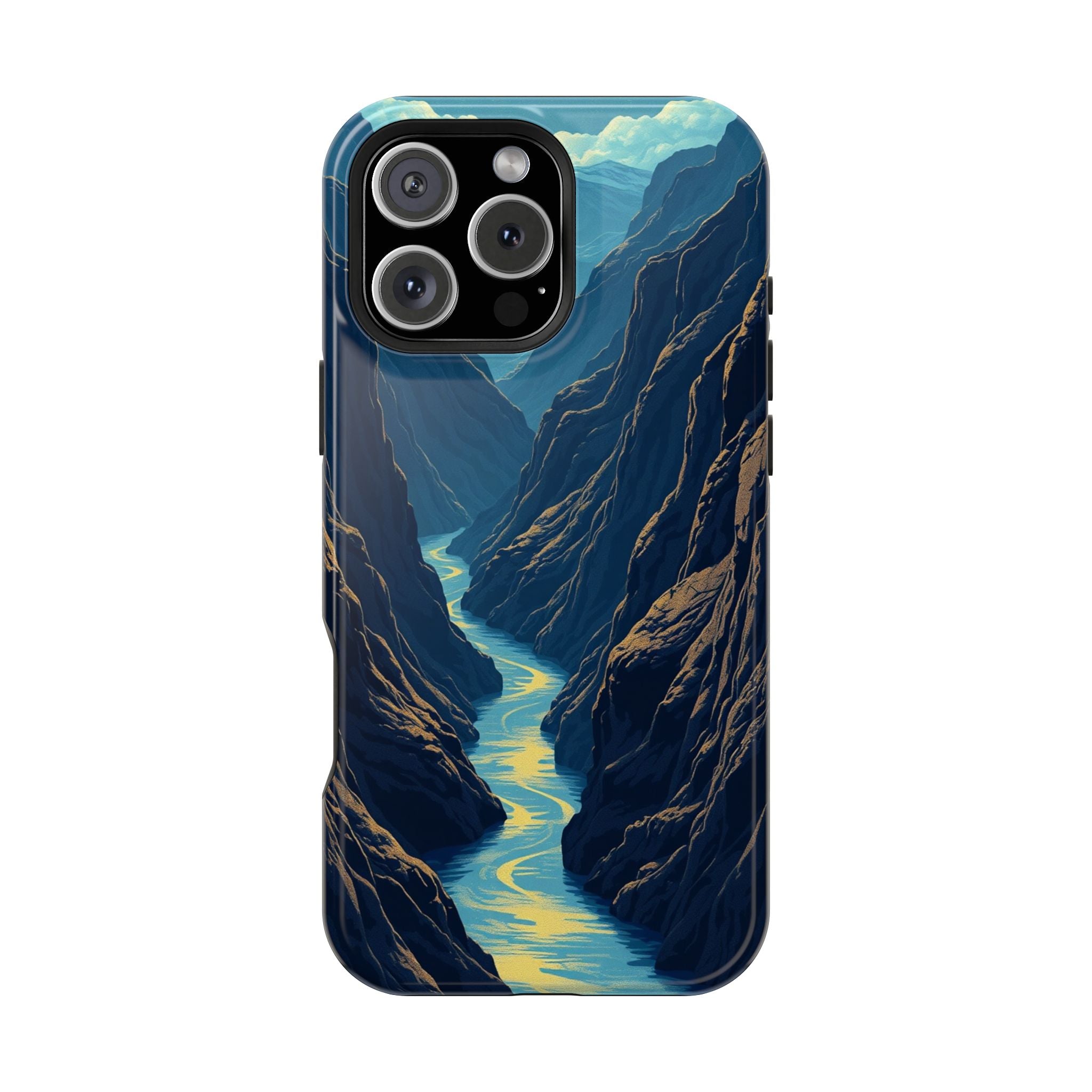 iPhone River Canyon Gold Foil Luxury Slim Everyday Designer Case · iPhone Case