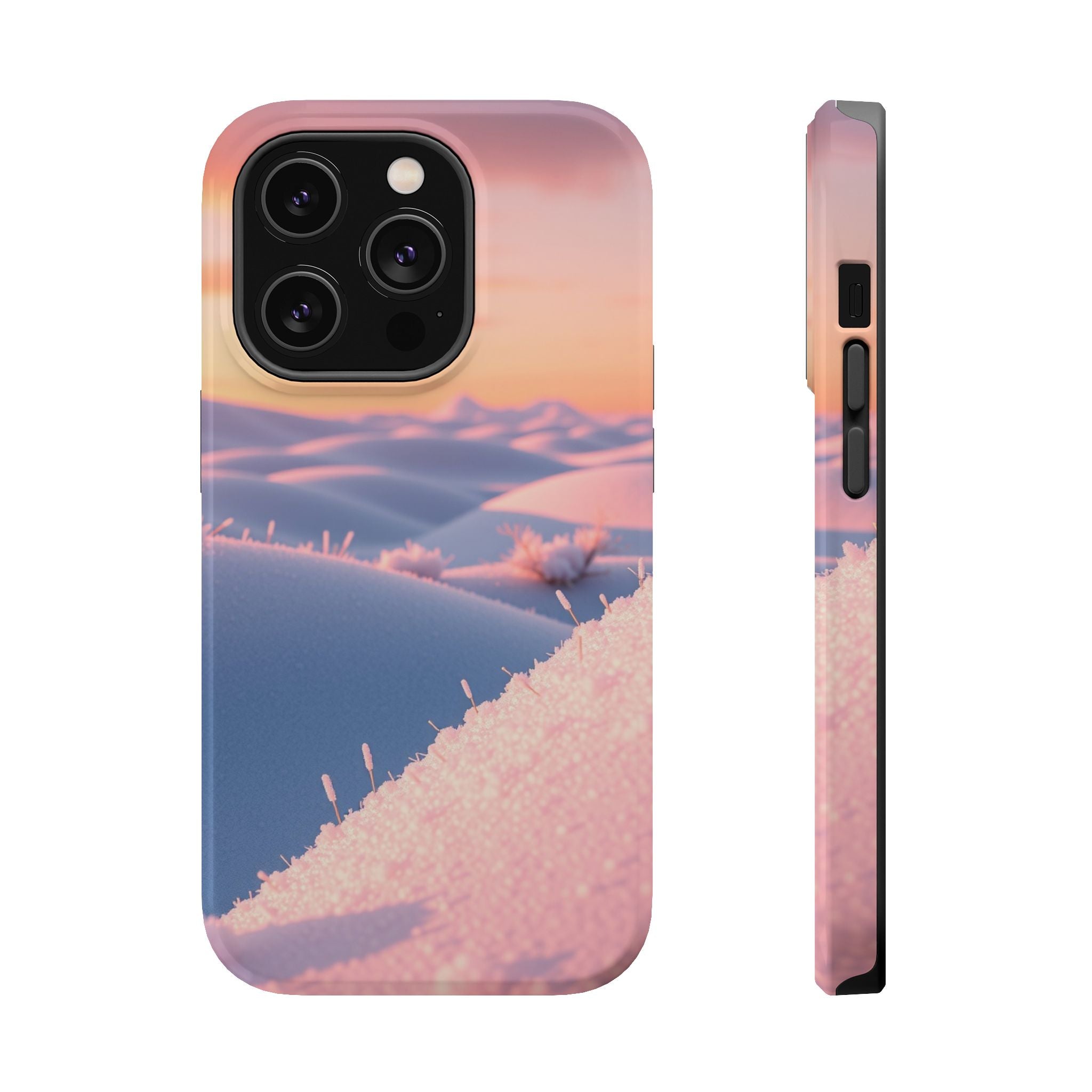iPhone Snow Field 3D Digital Slim Everyday Designer Case · iPhone Case