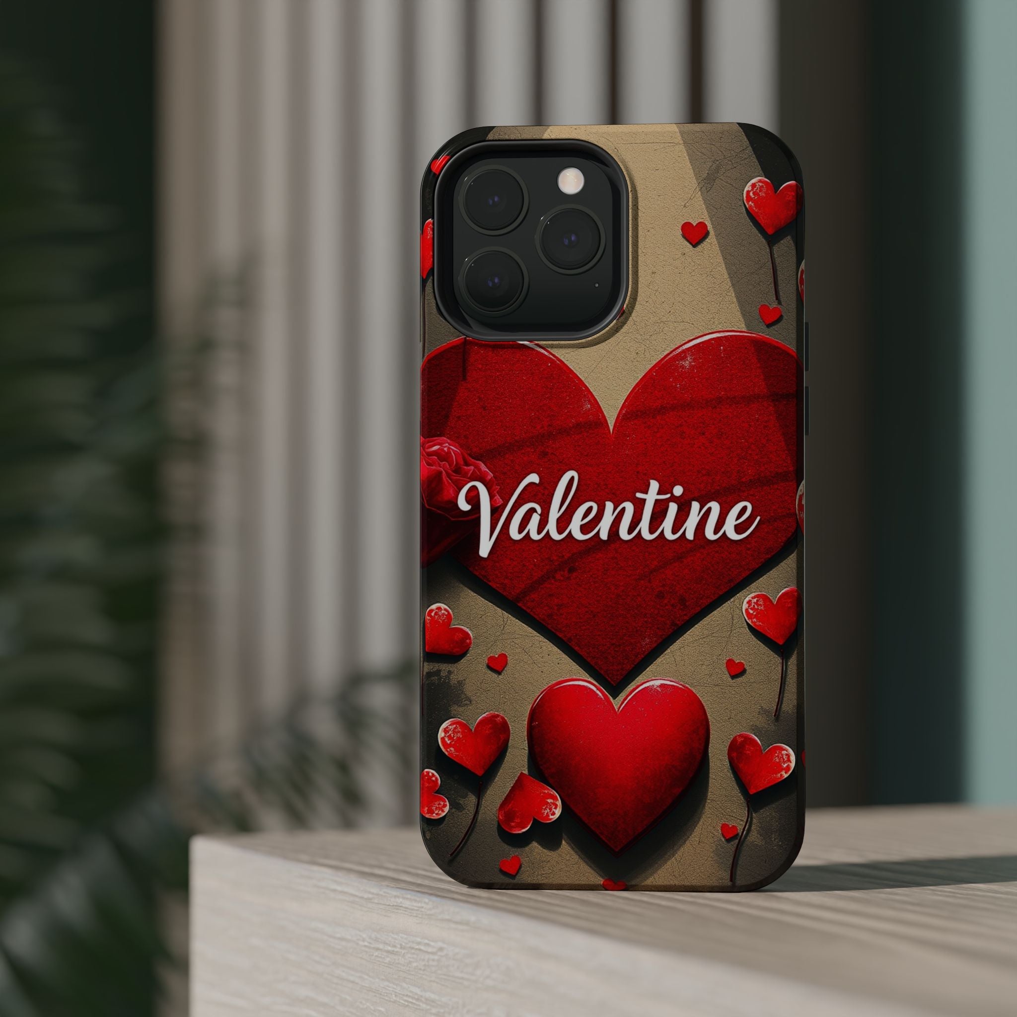 iPhone Serene Vintage Valentine Card Design Slim Everyday Designer Case · iPhone