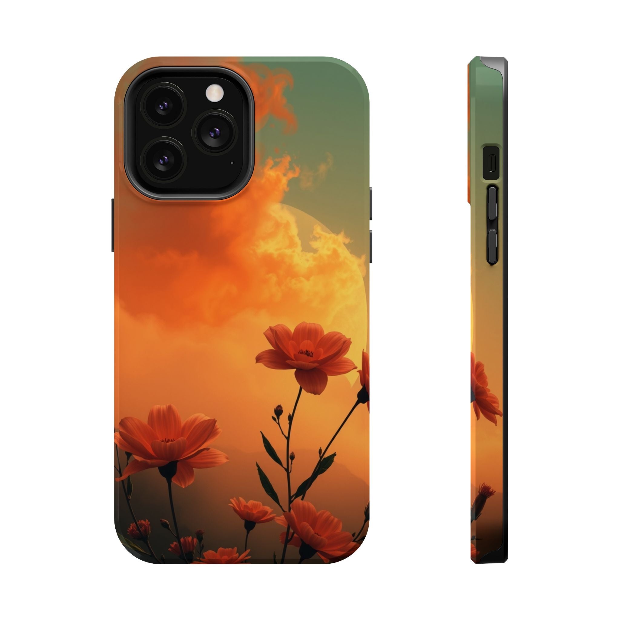 iPhone Floral Ombre Enchanted Art Bold Modern Everyday Snap Case · iPhone Case