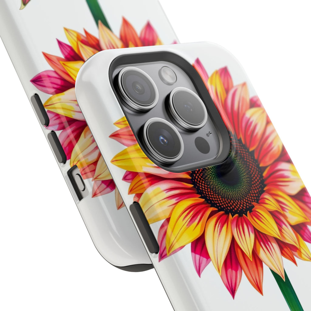 iPhone Sunflower Pop Vibrant Watercolor Slim Snap Case · iPhone Case