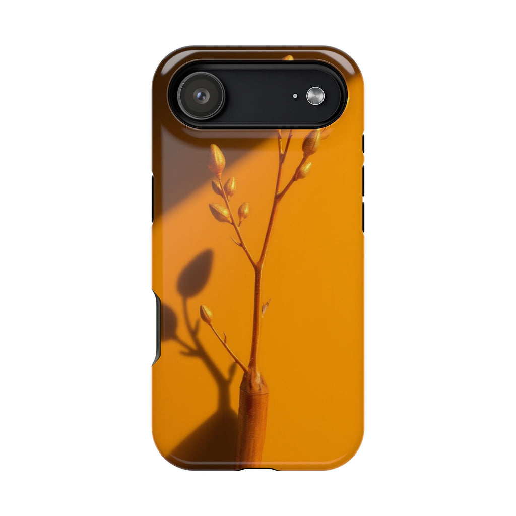 iPhone Mustard And Rust Minimalist Stem Slim Everyday iPhone Designer · iPhone C
