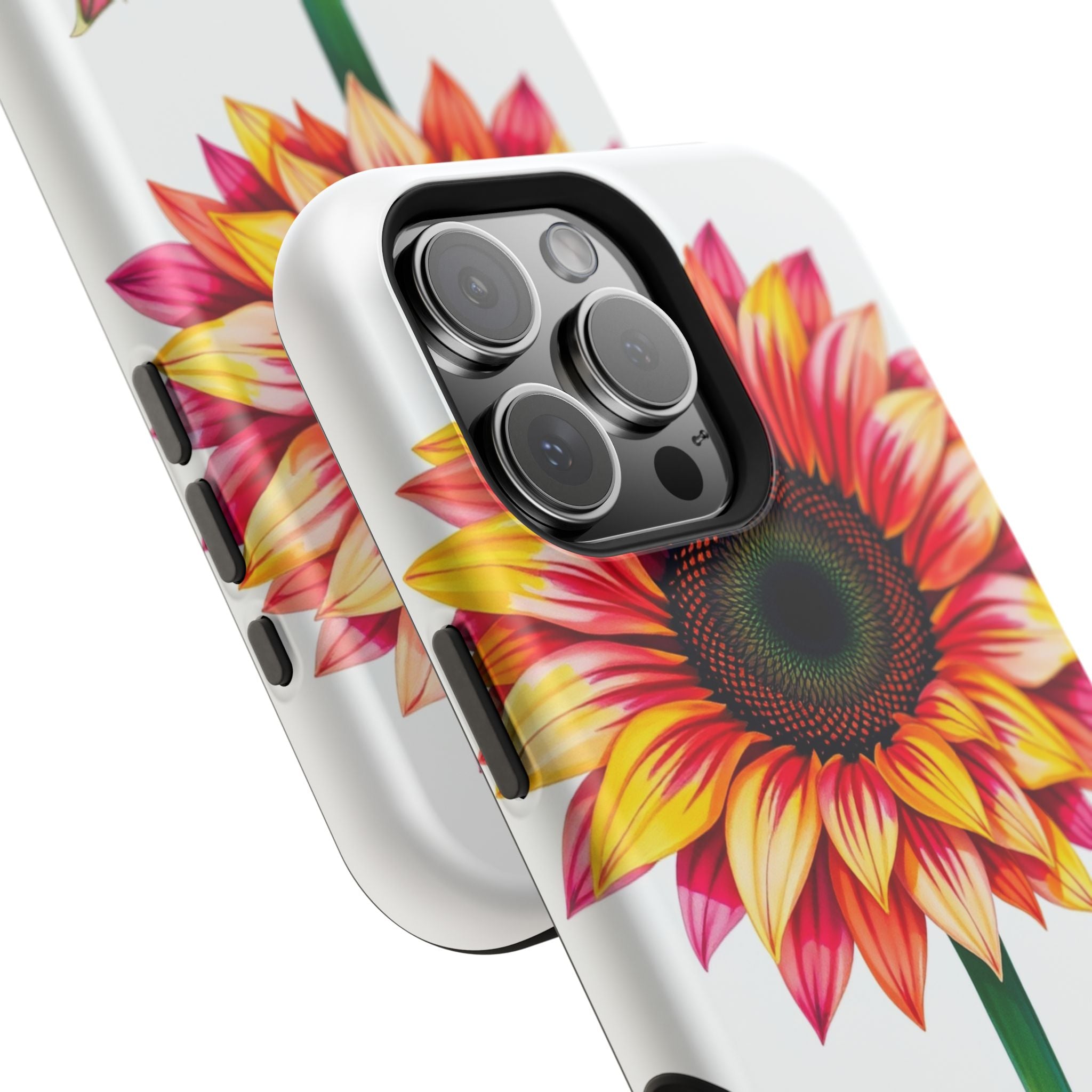 iPhone Sunflower Pop Vibrant Watercolor Slim Snap Case · iPhone Case