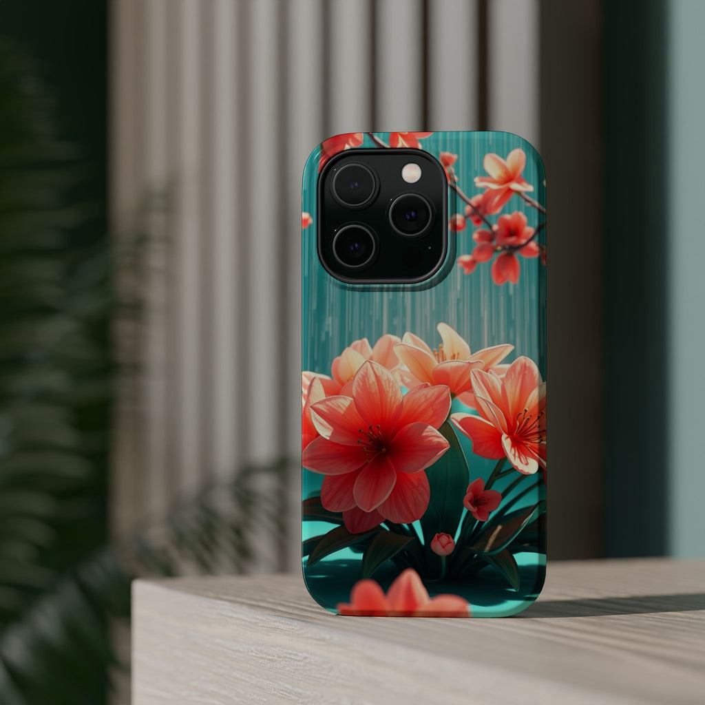 iPhone Spring Shower Bloom 3D Digital Slim Everyday Designer Case · iPhone Case