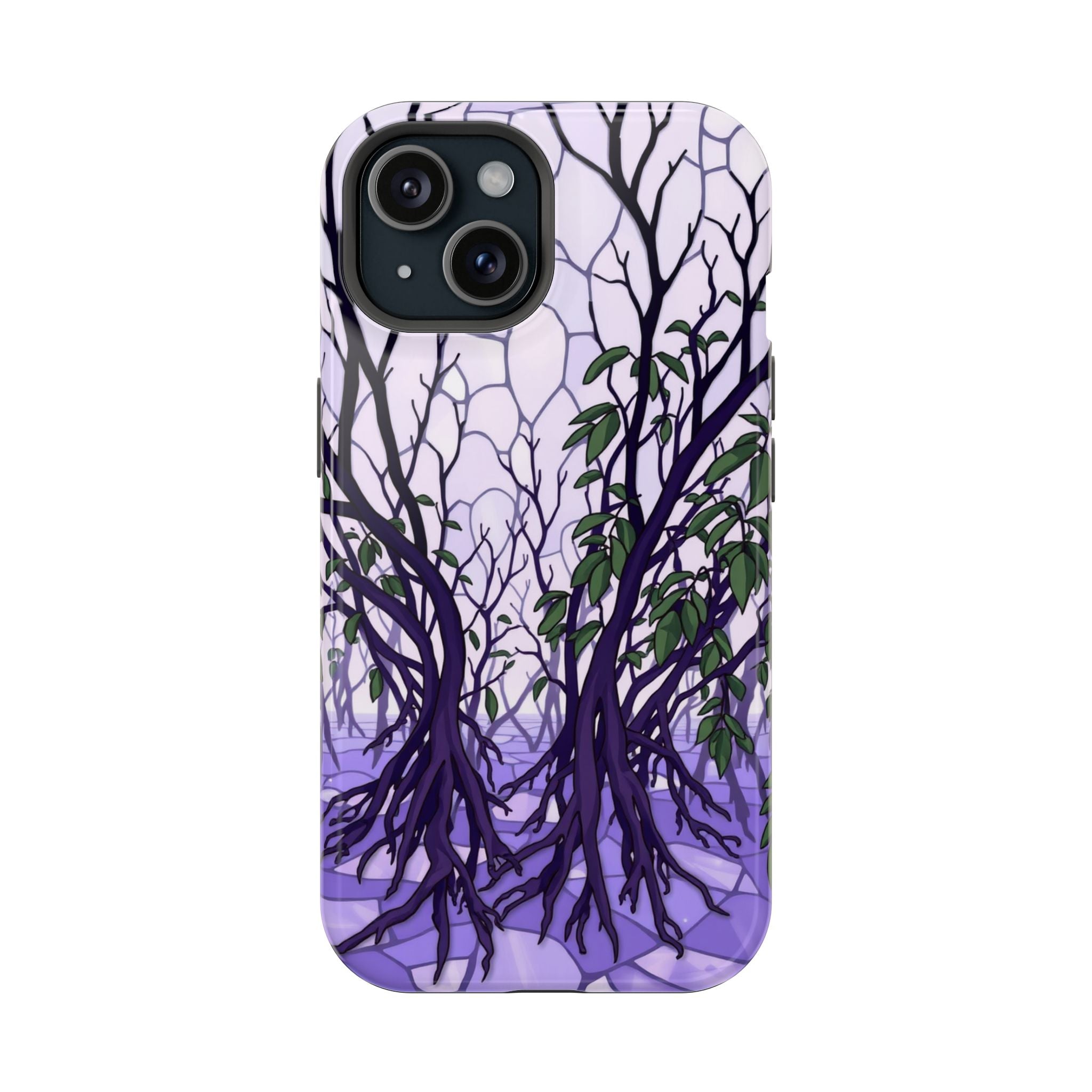 iPhone Lavender And Pearl Mangrove Roots Slim Everyday iPhone Designer · iPhone