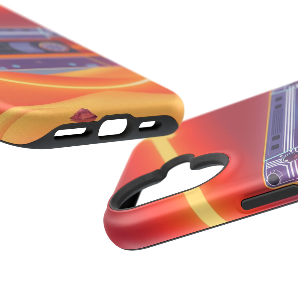 iPhone Cassette Tape Rewind Bold Art Slim Everyday Designer Case · iPhone Case