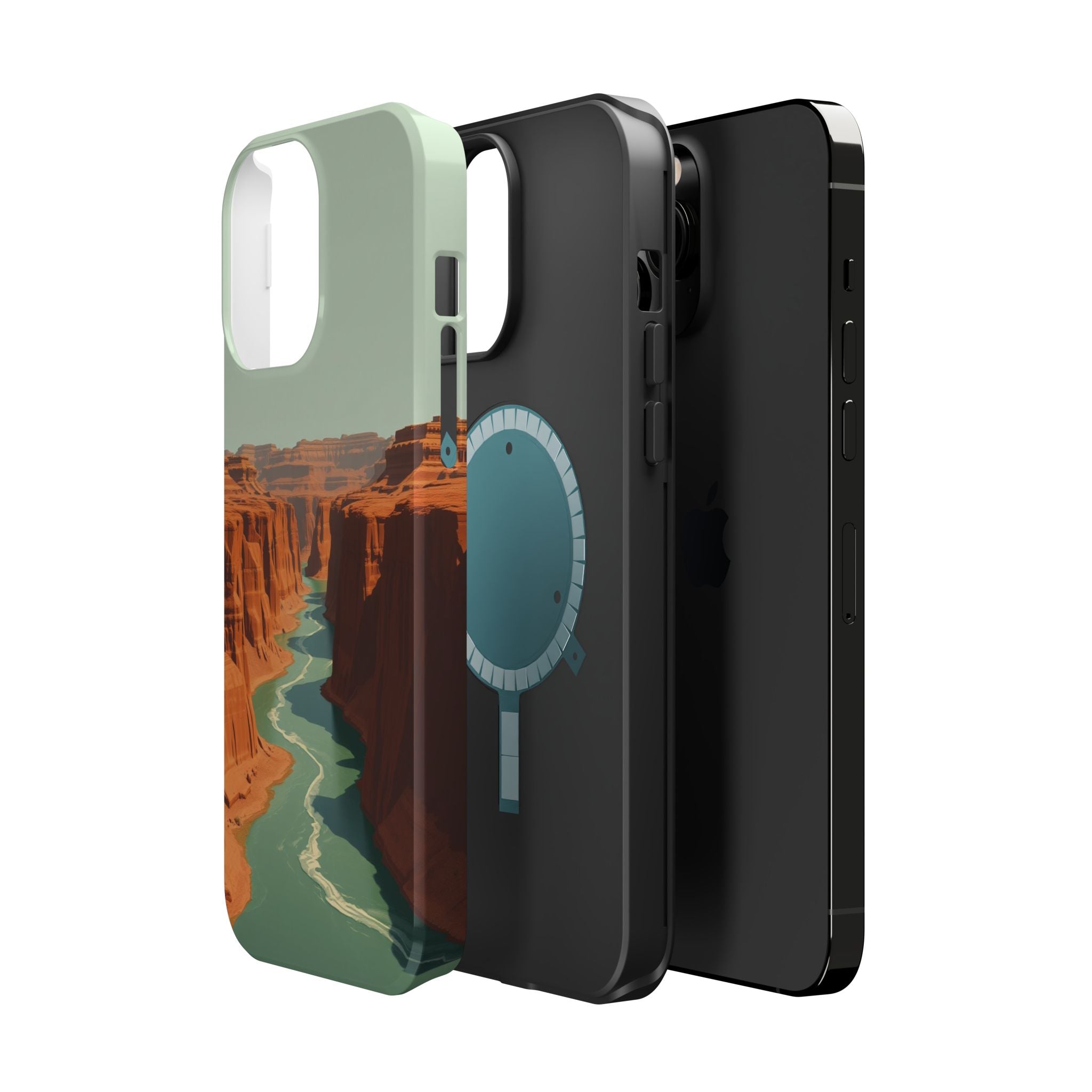 iPhone Burnt Orange And Sand River Canyon Slim iPhone Everyday Designer · iPhone