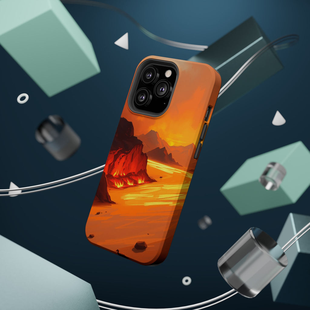iPhone Burnt Orange And Sand Wildfire Glow Slim iPhone Everyday · iPhone Case