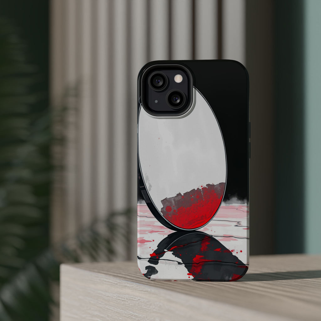 iPhone Earthy Salt Flat Mirror Design Slim Everyday Designer Case · iPhone Case