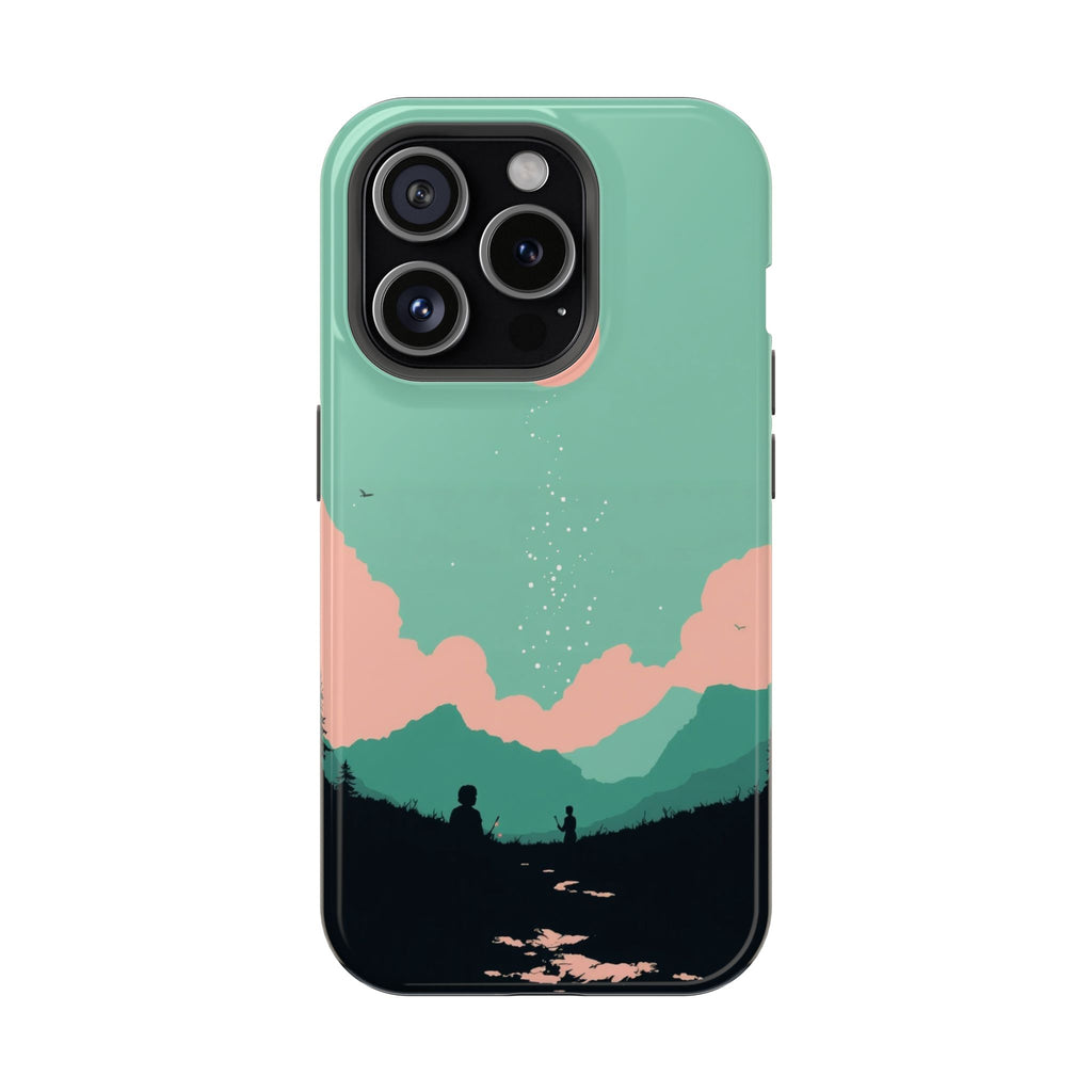 iPhone Magnetic Field Electric Art Bold Modern Everyday Snap Case · iPhone Case