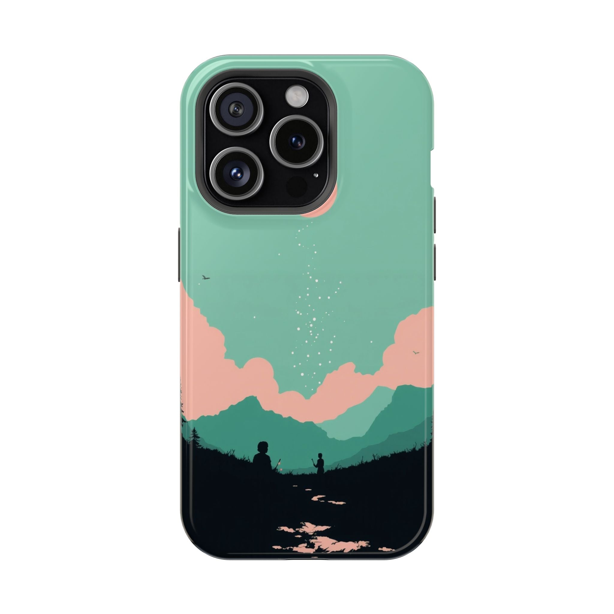 iPhone Magnetic Field Electric Art Bold Modern Everyday Snap Case · iPhone Case