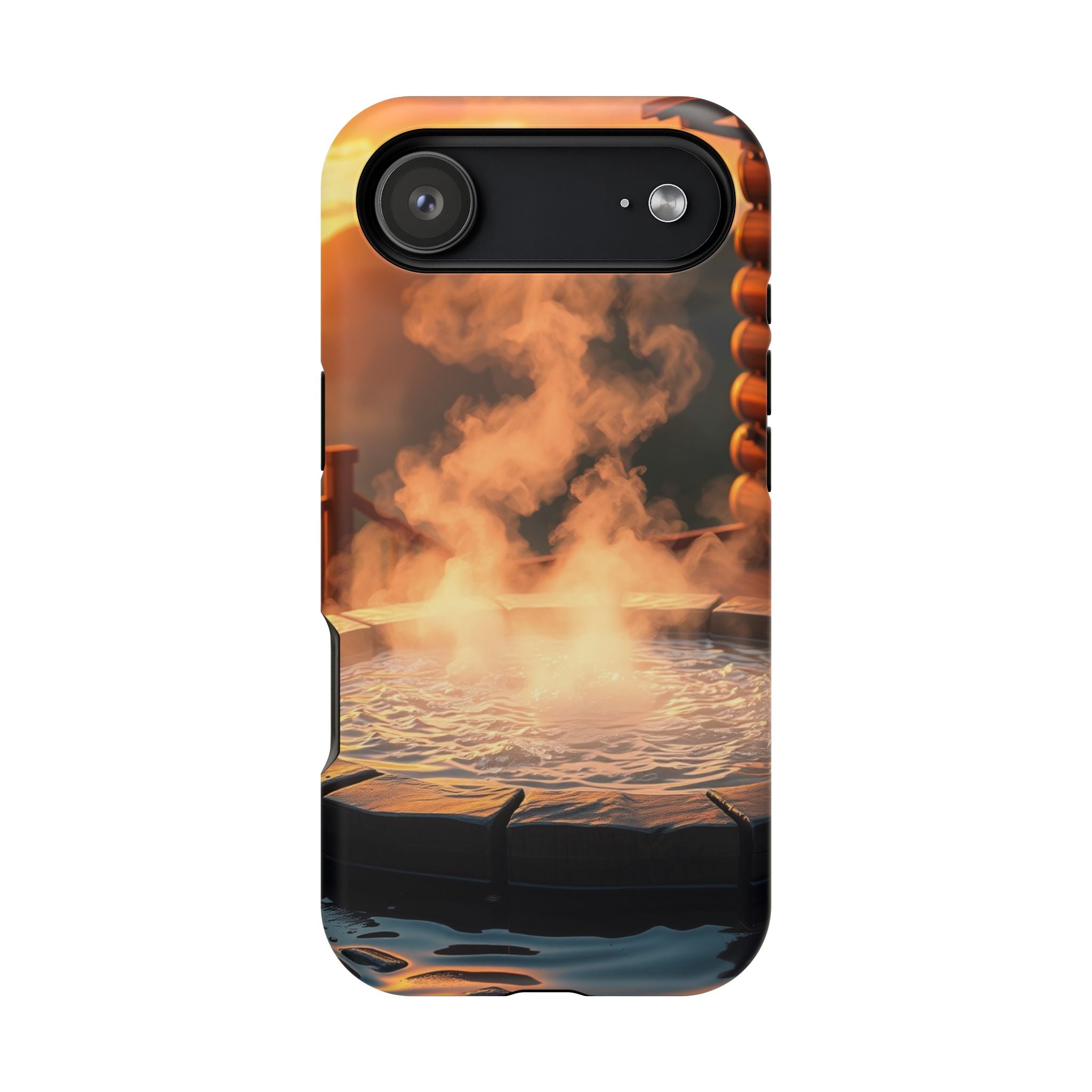 iPhone Hot Spring Steam Enchanted Art Slim Everyday Designer Case · iPhone Case