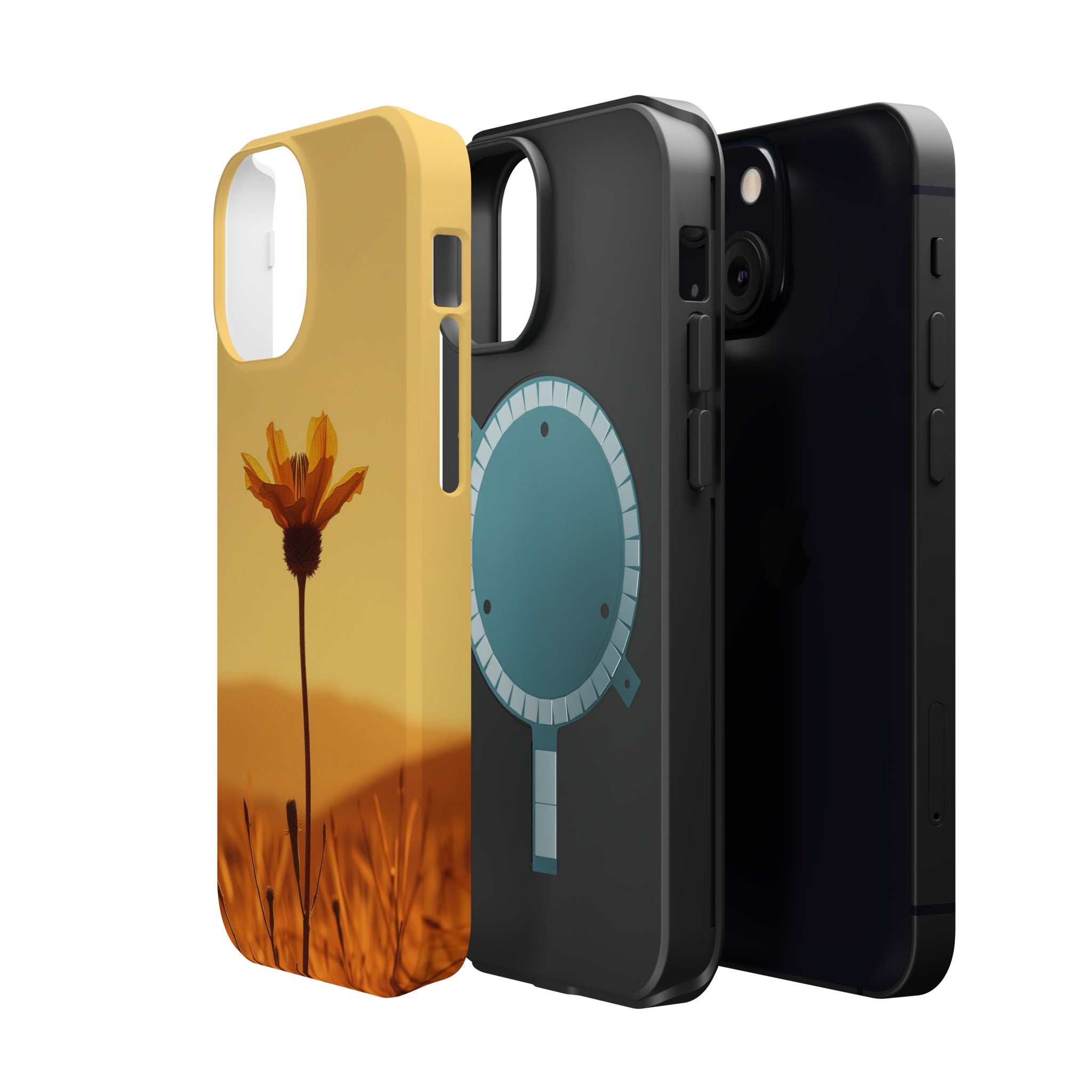 iPhone Desert Flower Cinematic Art Bold Modern Everyday Snap Case · iPhone Case