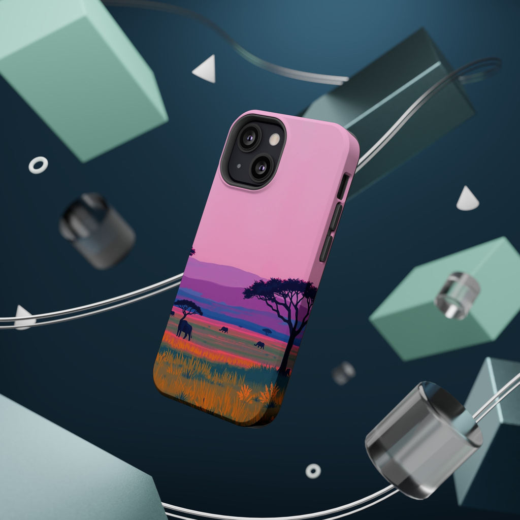 iPhone Savanna Horizon Electric Art Slim Everyday Designer Case · iPhone Case