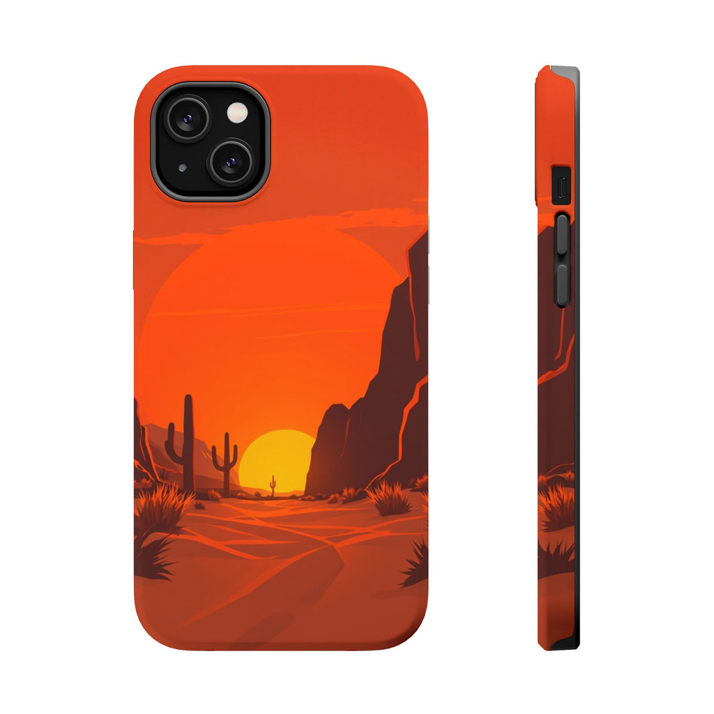 iPhone Burnt Orange And Sand Mesa Sunset Slim Everyday iPhone Designer · iPhone