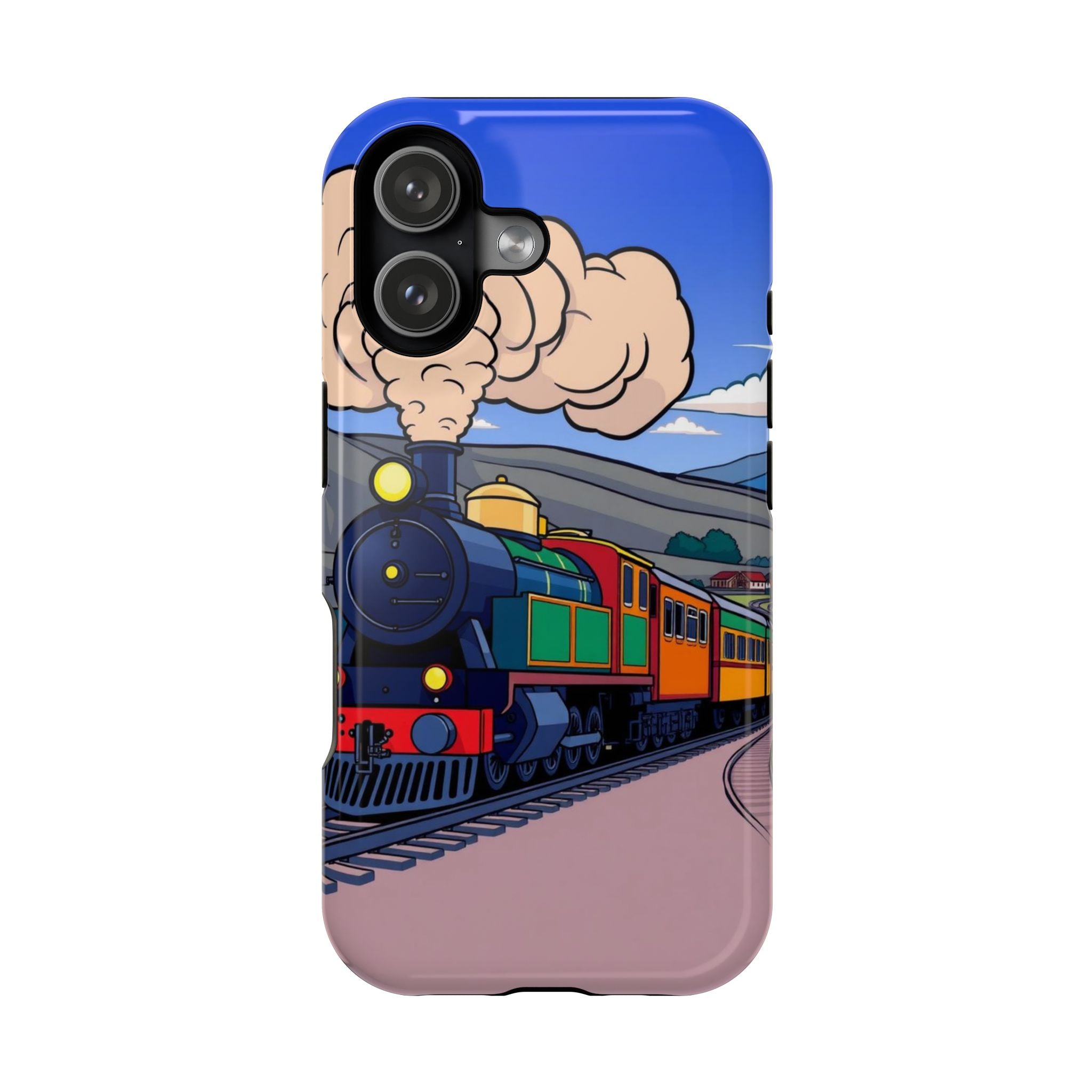 iPhone Steam Locomotive Puff Kids Fun iPhone Phone Case Gift Slim · iPhone Case