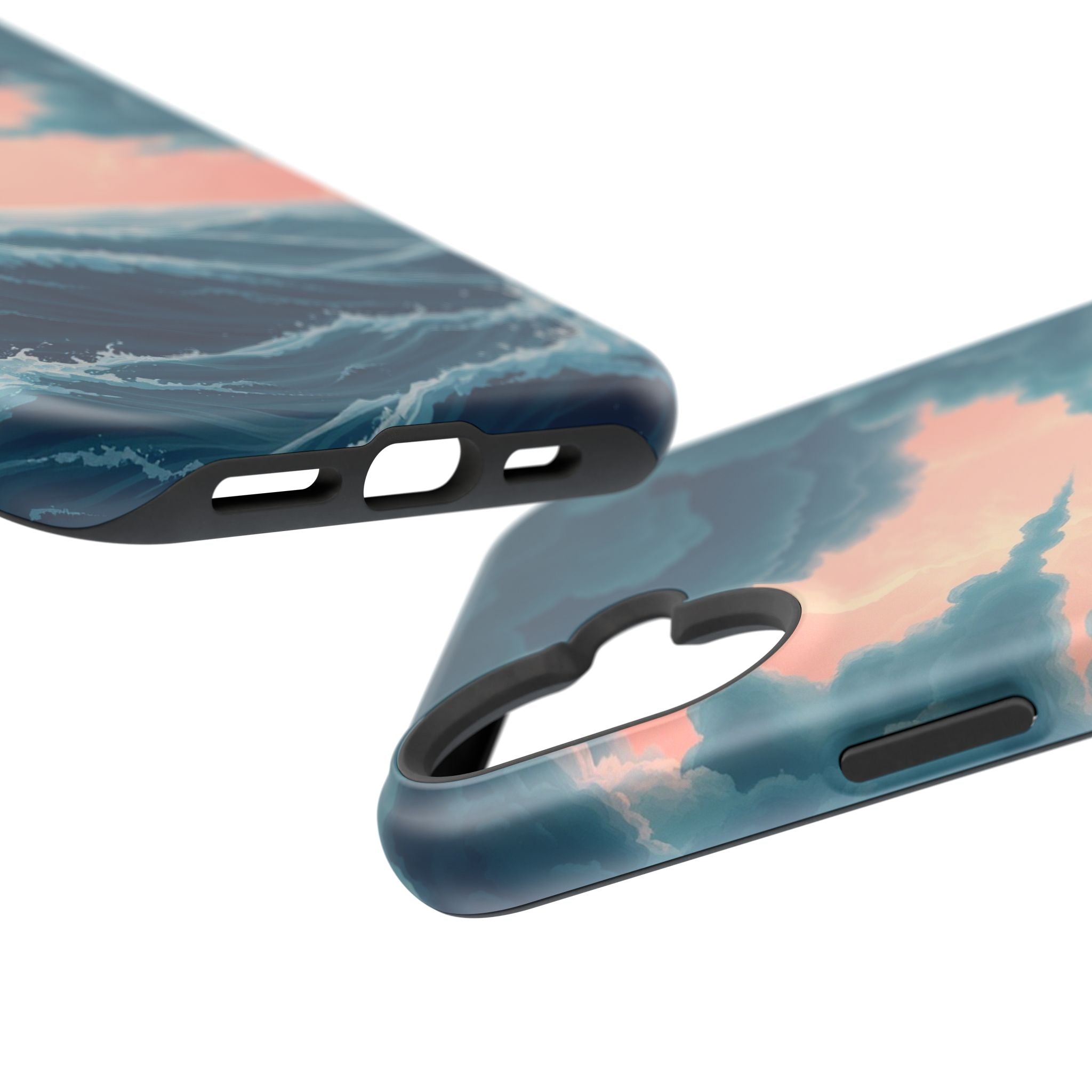 iPhone Storm at Sea 3D Digital Slim Everyday Designer Case · iPhone Case