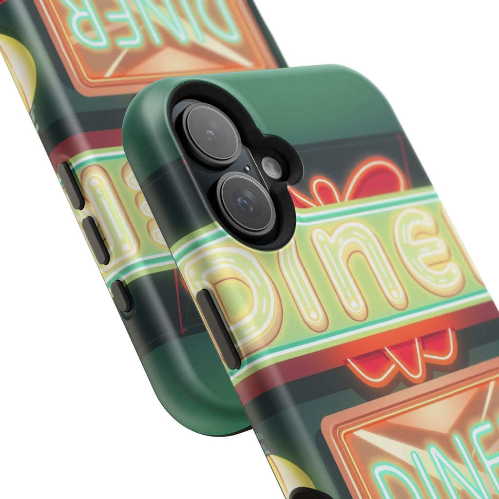 iPhone Neon Diner Sign Mystic Art Bold Modern Everyday Snap Case · iPhone Case