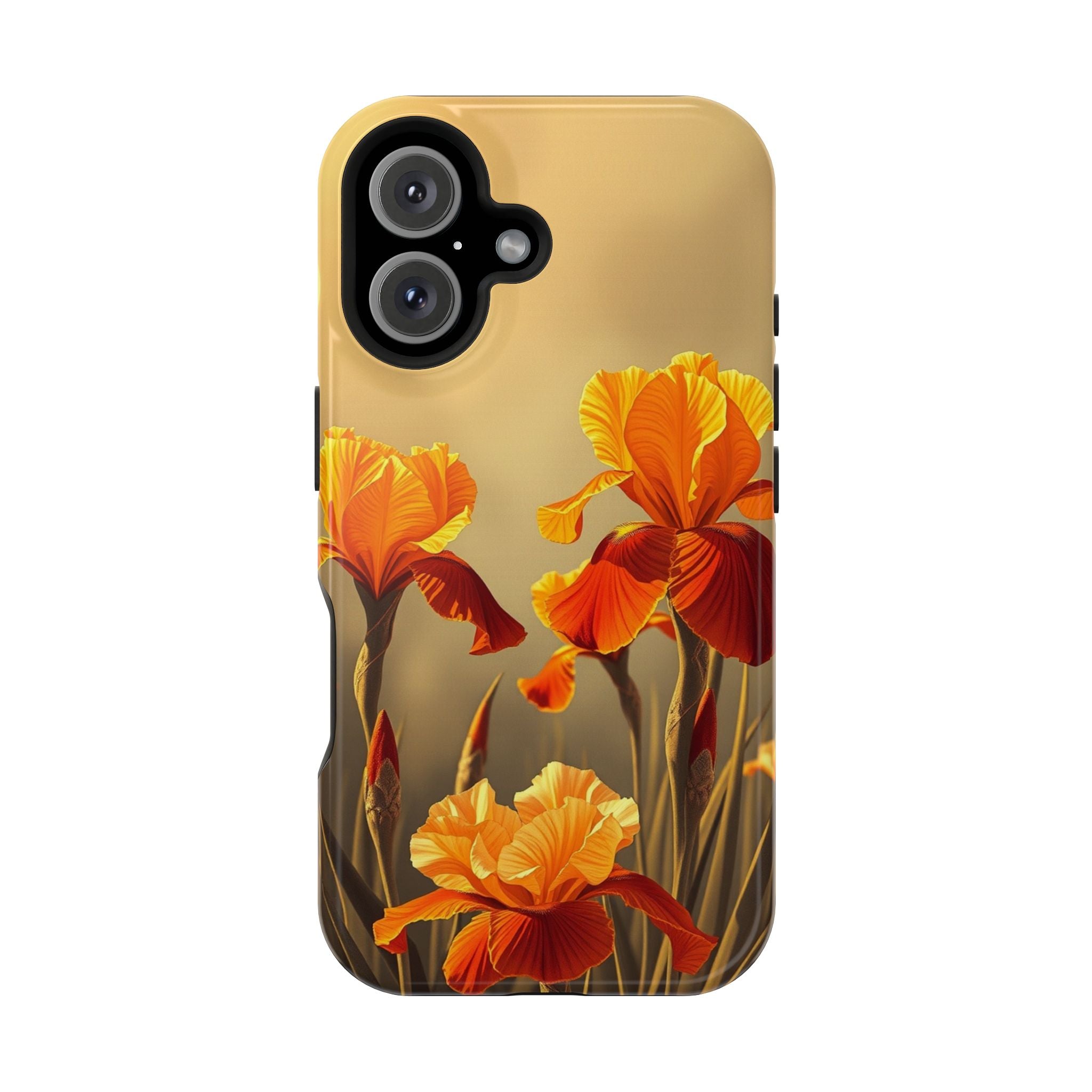 iPhone Iris Garden Gold Foil Luxury Slim Everyday Designer Case · iPhone Case