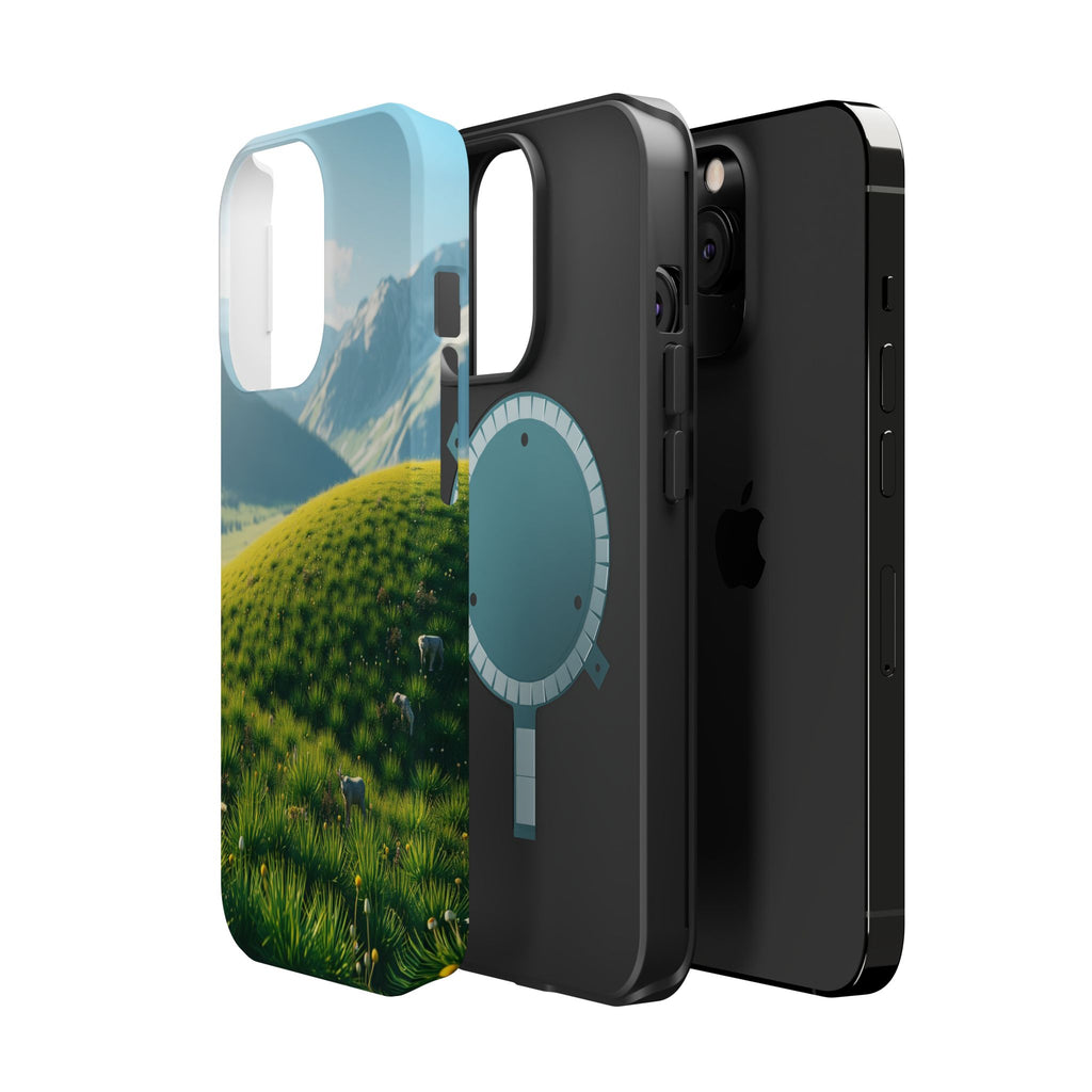 iPhone Vibrant Alpine Meadow Design Slim Everyday Designer Case · iPhone Case