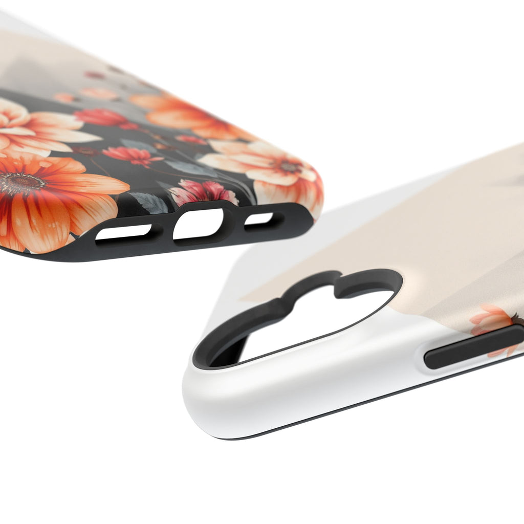 iPhone Floral Geometric Vibrant Design Slim Snap Case · iPhone Case
