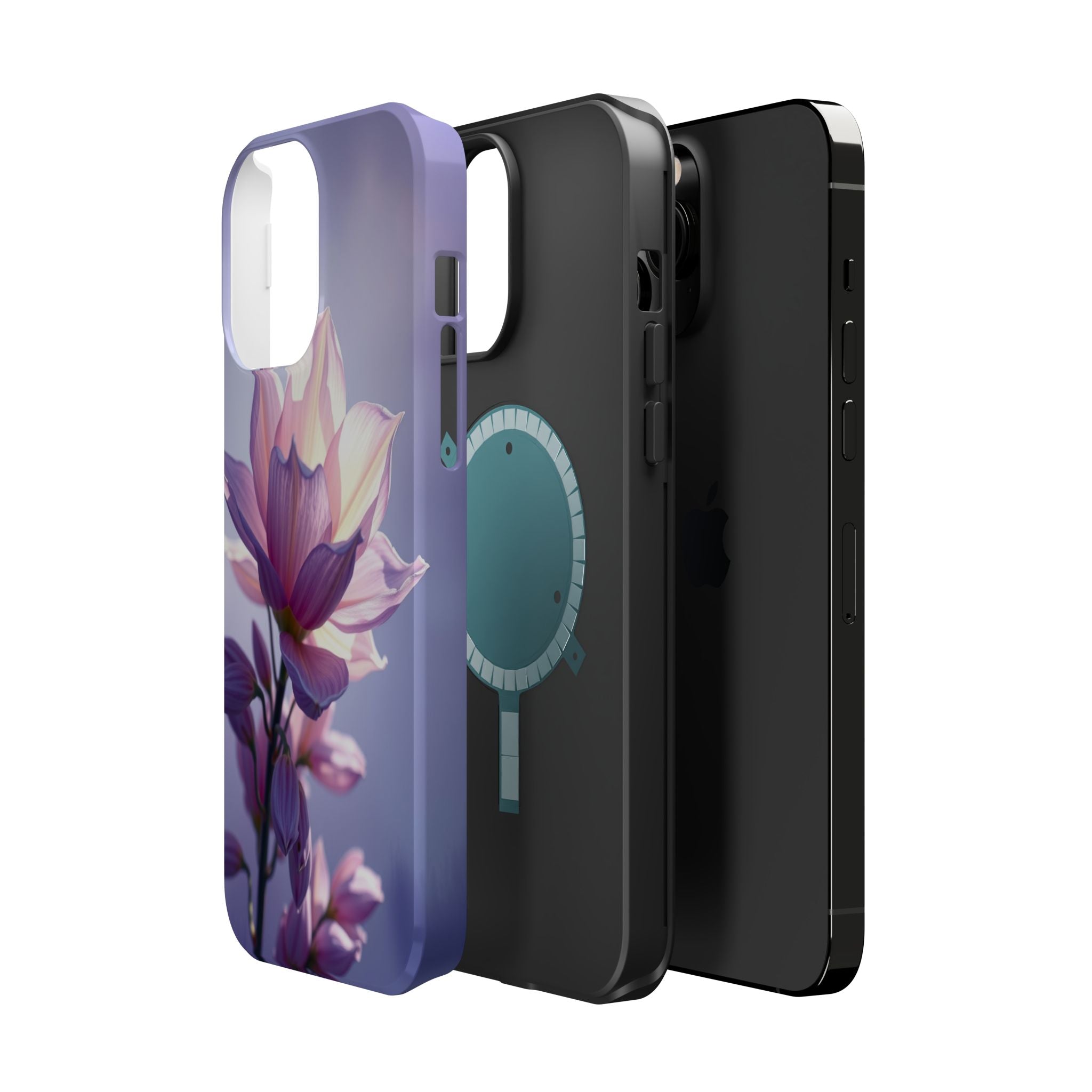 iPhone Floral Ombre Electric Art Bold Modern Everyday Snap Case · iPhone Case