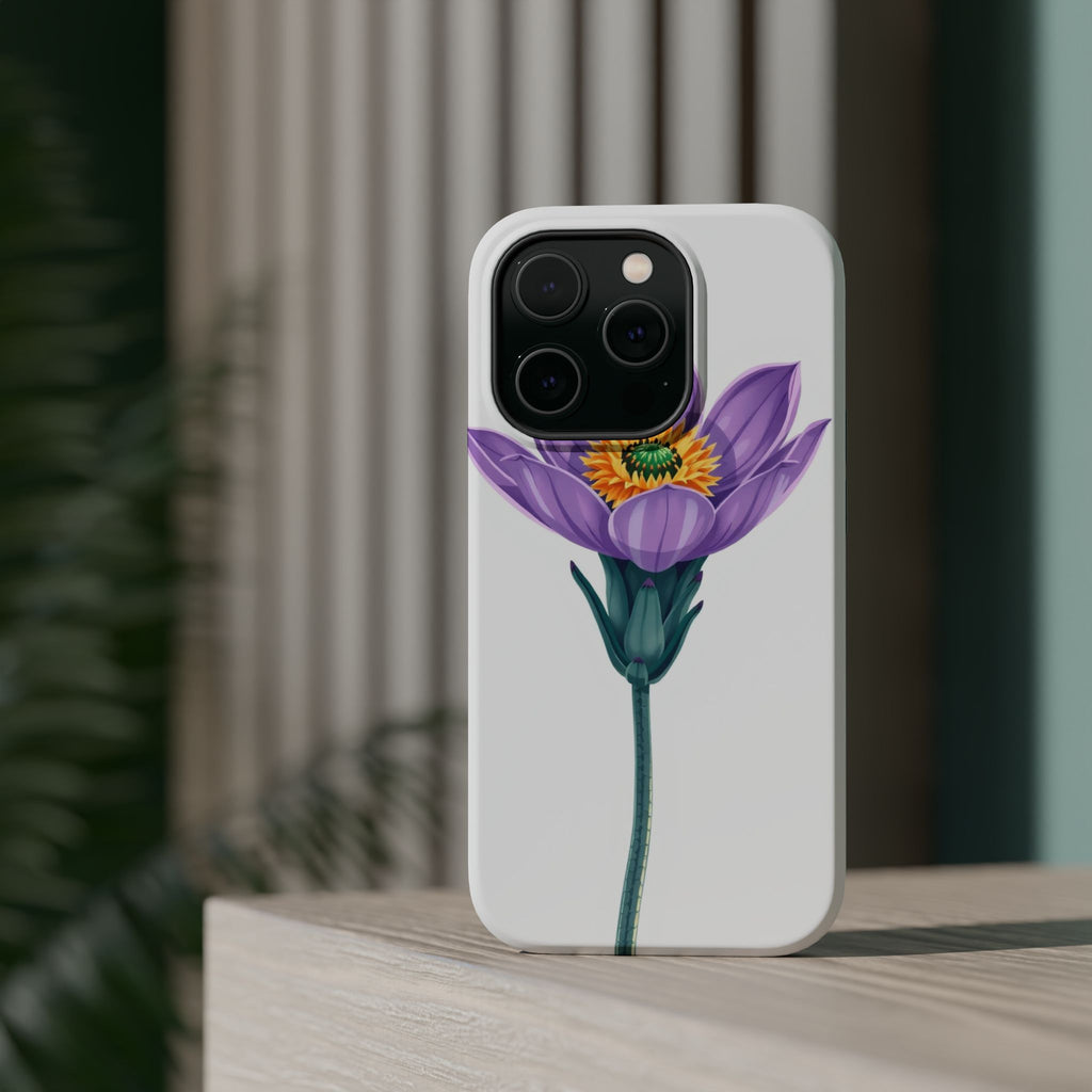 iPhone Indigo And Violet Desert Flower Slim Everyday Designer Case · iPhone Case