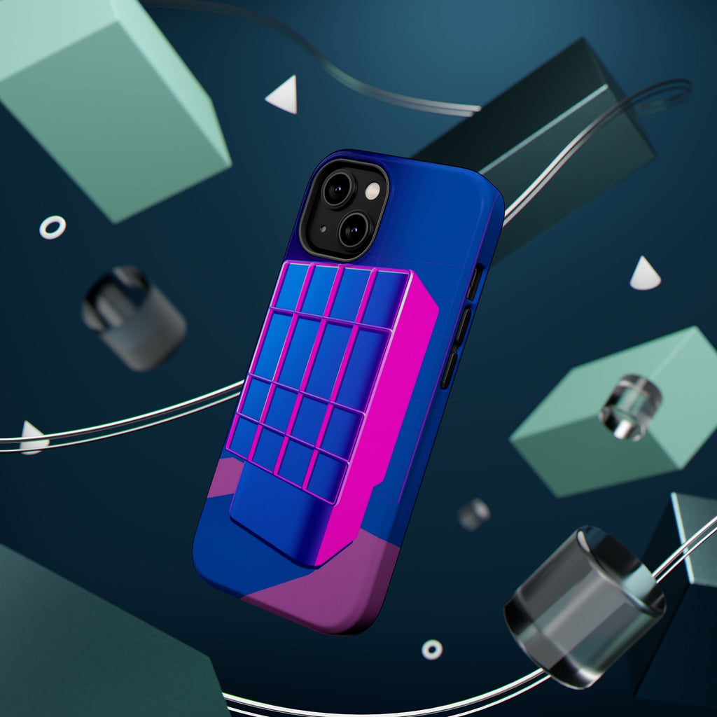 iPhone Earthy 80s Grid Synthwave Design Slim Everyday Designer Case · iPhone Cas