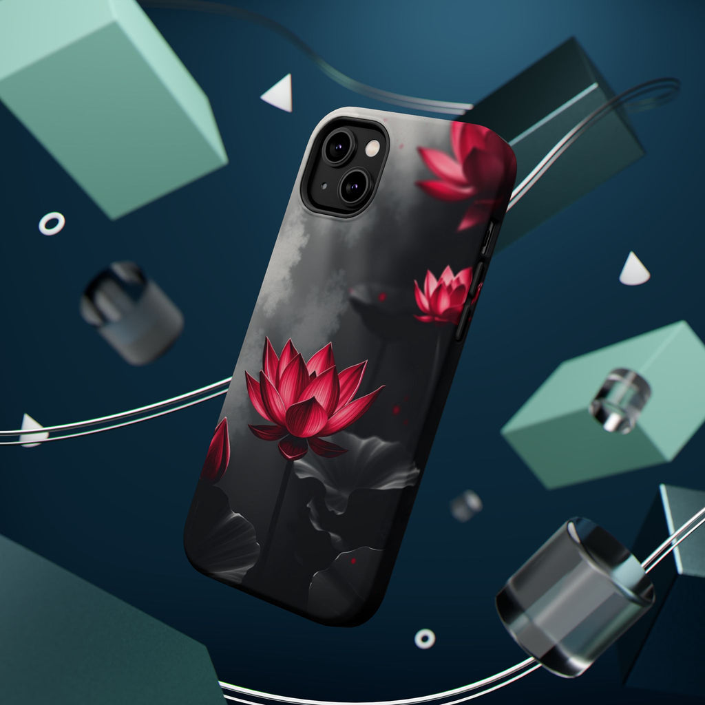 iPhone Lotus Pond Mystic Art 15 Slim Everyday Designer Case · iPhone Case