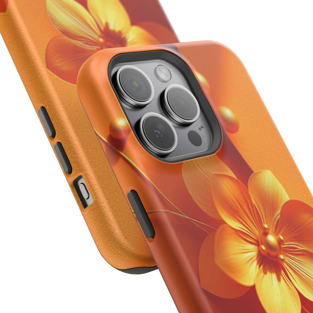 iPhone Floral Geometric Gold Foil Luxury Slim Everyday iPhone Designer · iPhone