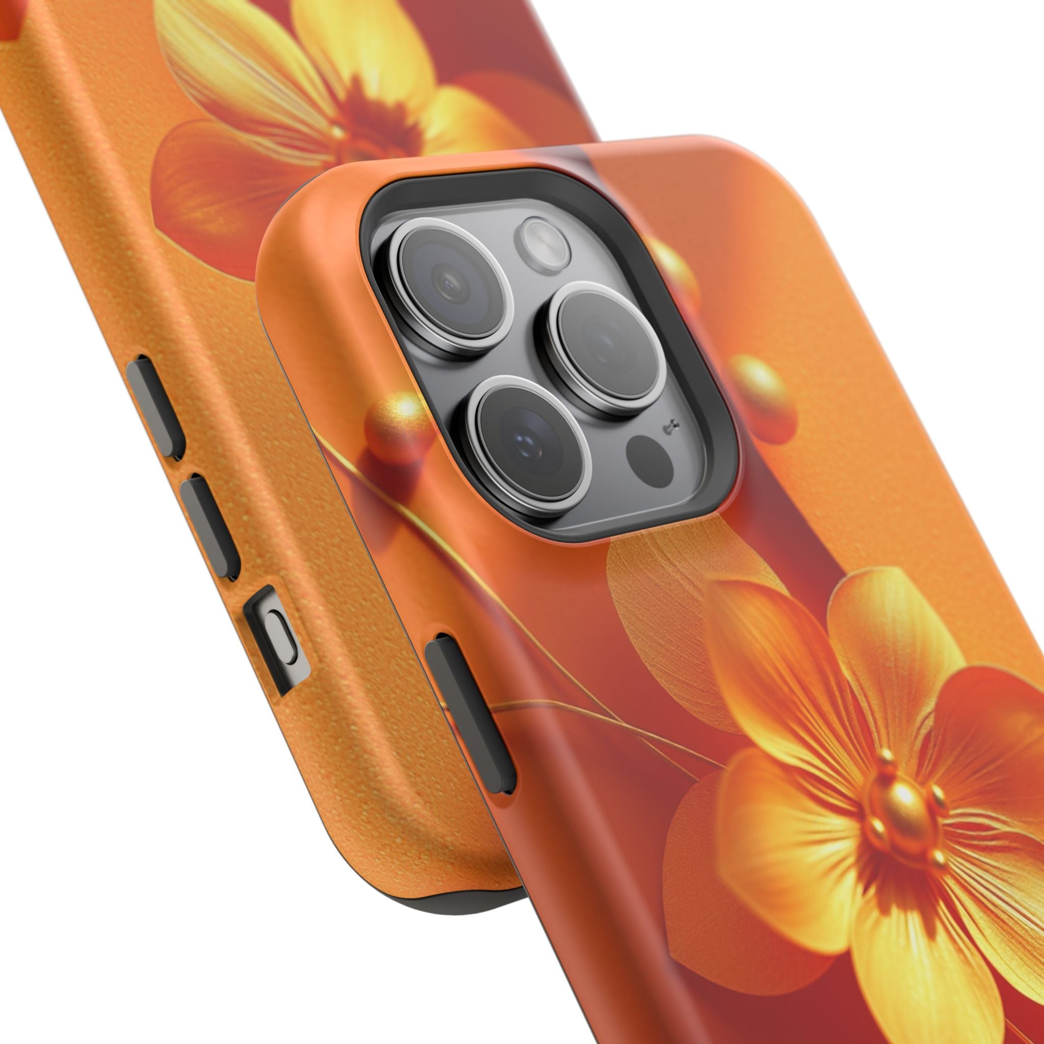 iPhone Floral Geometric Gold Foil Luxury Slim Everyday iPhone Designer · iPhone