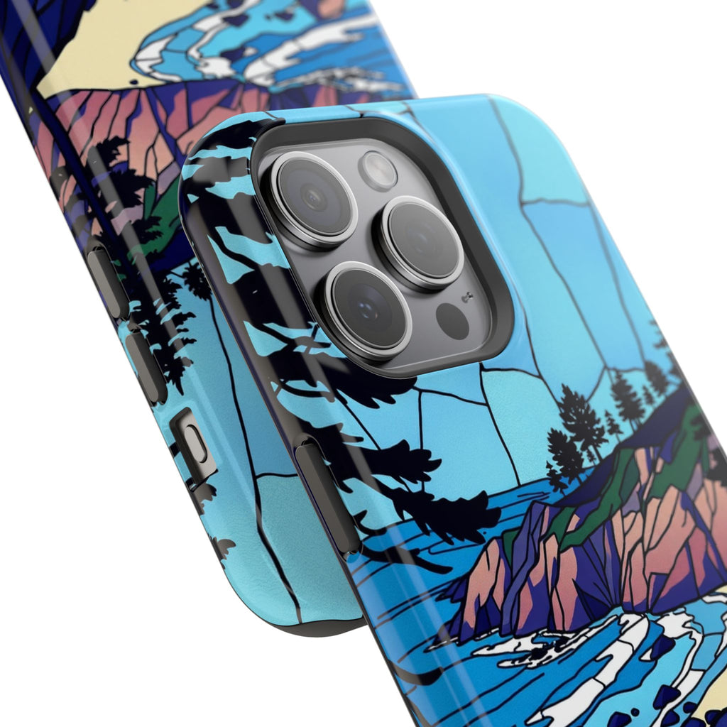 iPhone Indigo And Violet Pebble Beach Slim Everyday iPhone 11 Designer · iPhone