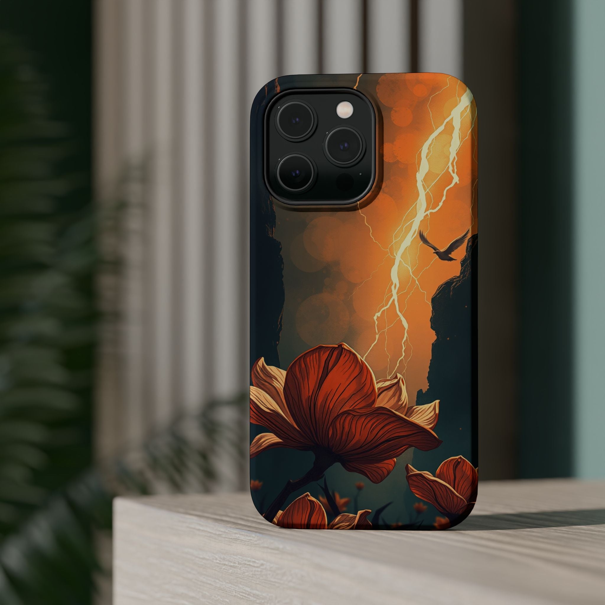 iPhone Vibrant Petal Storm Design Bold Modern Everyday Snap Case · iPhone Case
