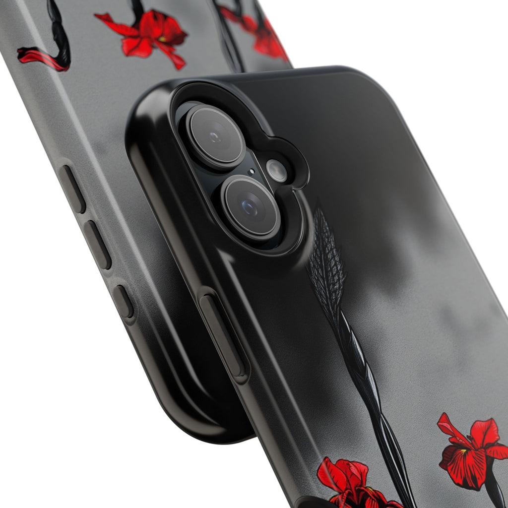 iPhone Iris Garden Cinematic Art Soft Finish Everyday Cas Slim Snap Case · iPhon