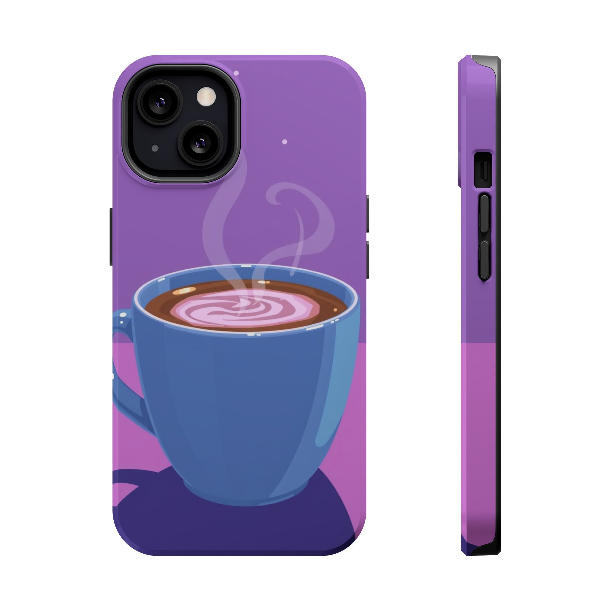 iPhone Emotional Support Coffee Pixel Art -Bit Soft Finish Everyday Case · iPhon