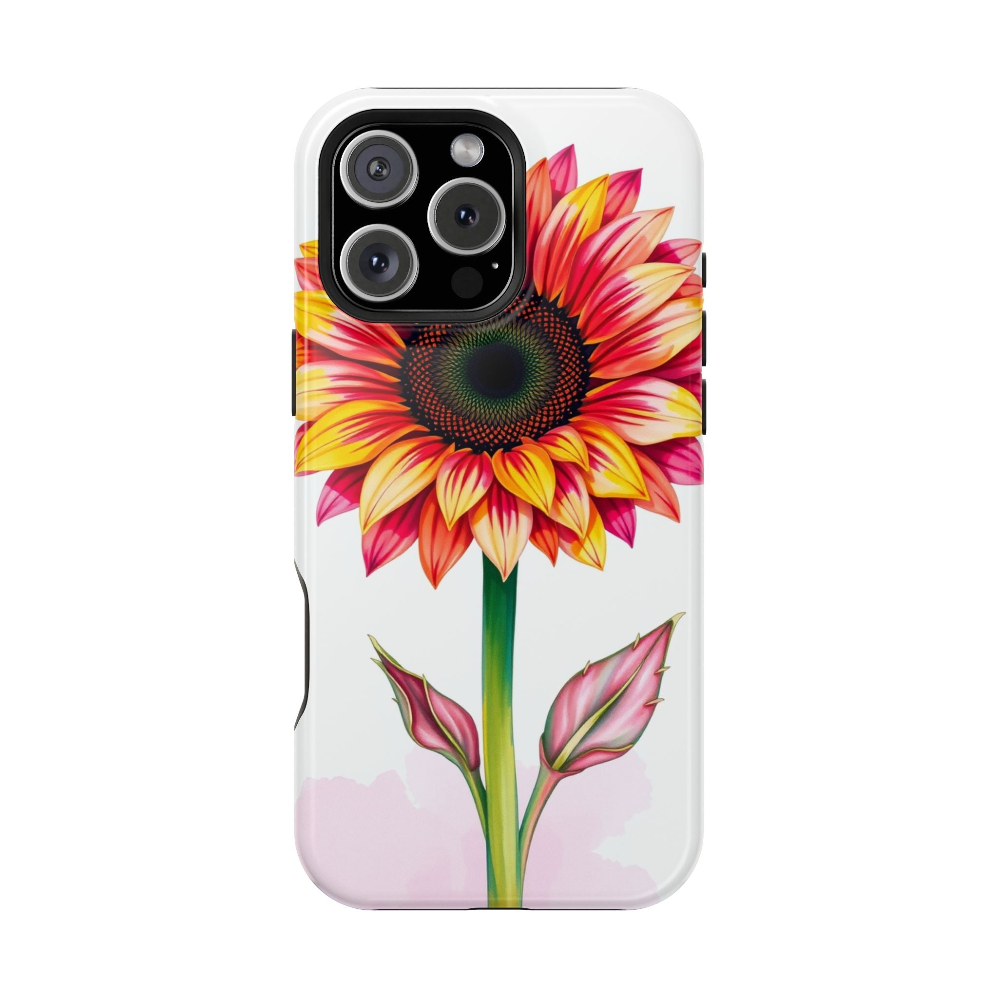 iPhone Sunflower Pop Vibrant Watercolor Slim Snap Case · iPhone Case