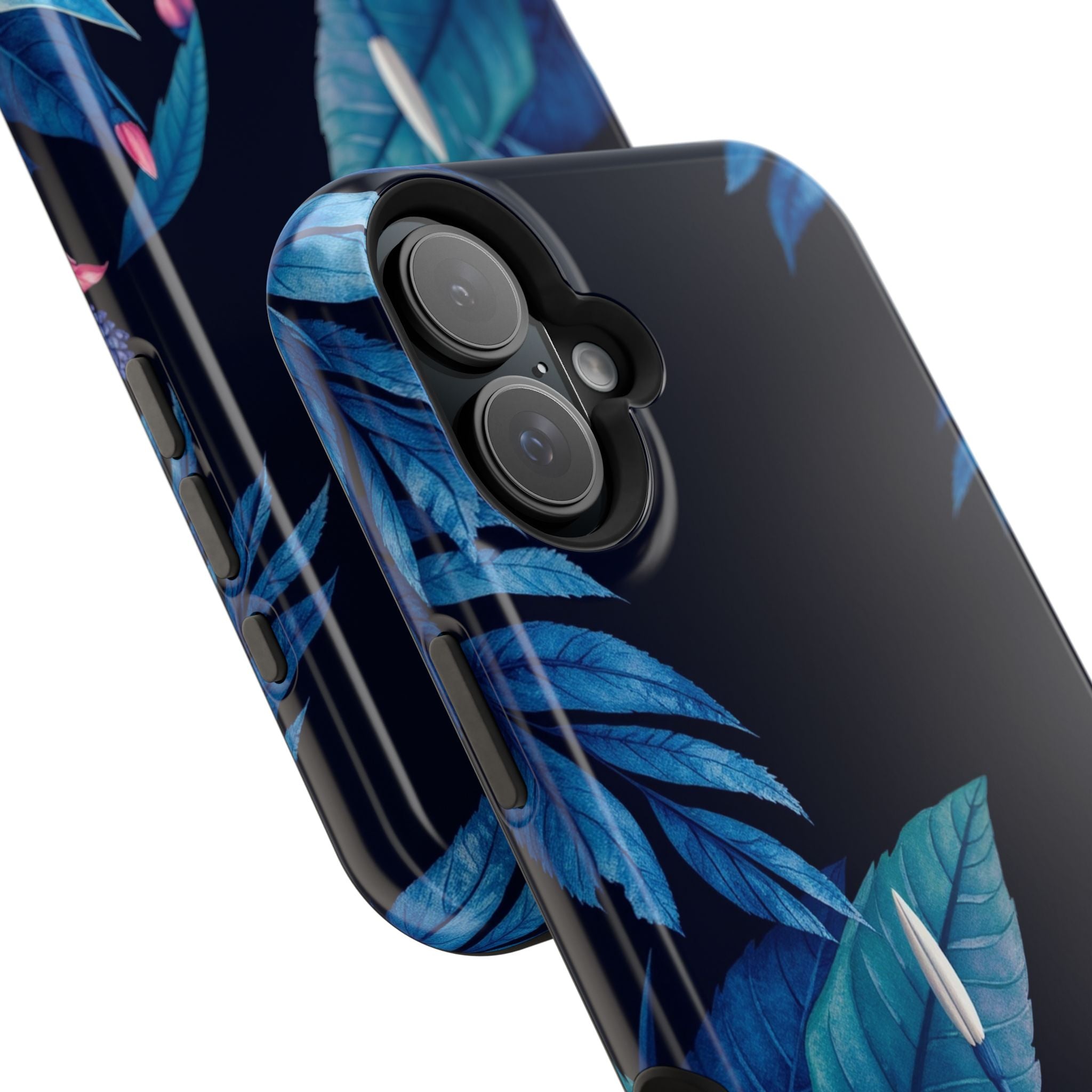 iPhone Serene Jungle Floral Design Clean Minimal Snap Cas Slim Snap Case · iPhon
