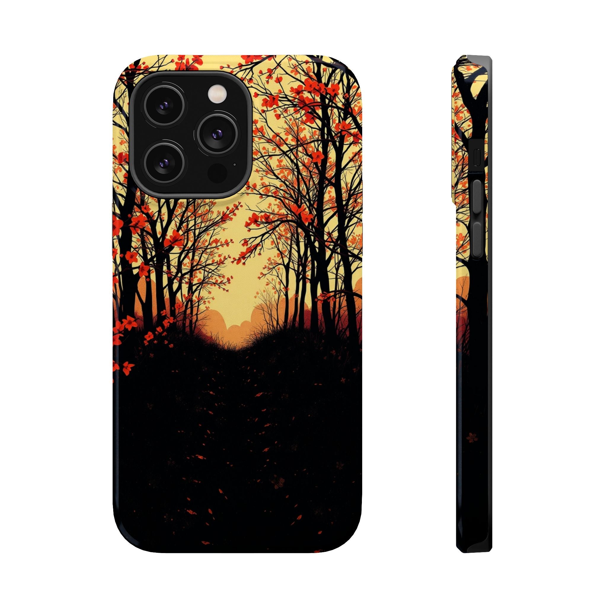 iPhone Dreamy Blossom Trail Design Bold Modern Everyday Snap Case · iPhone Case