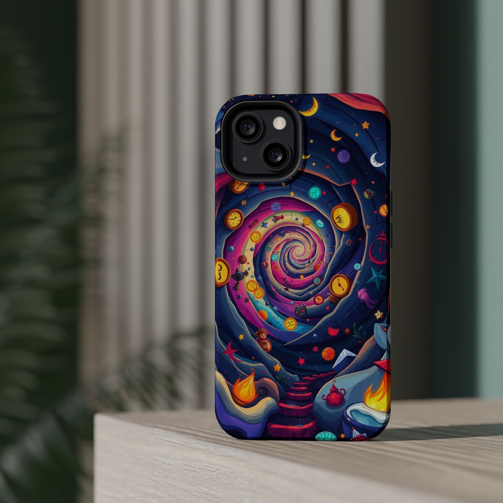 iPhone Time Portal Swirl Kids Fun iPhone Phone Case Gift Clean Minimal · iPhone