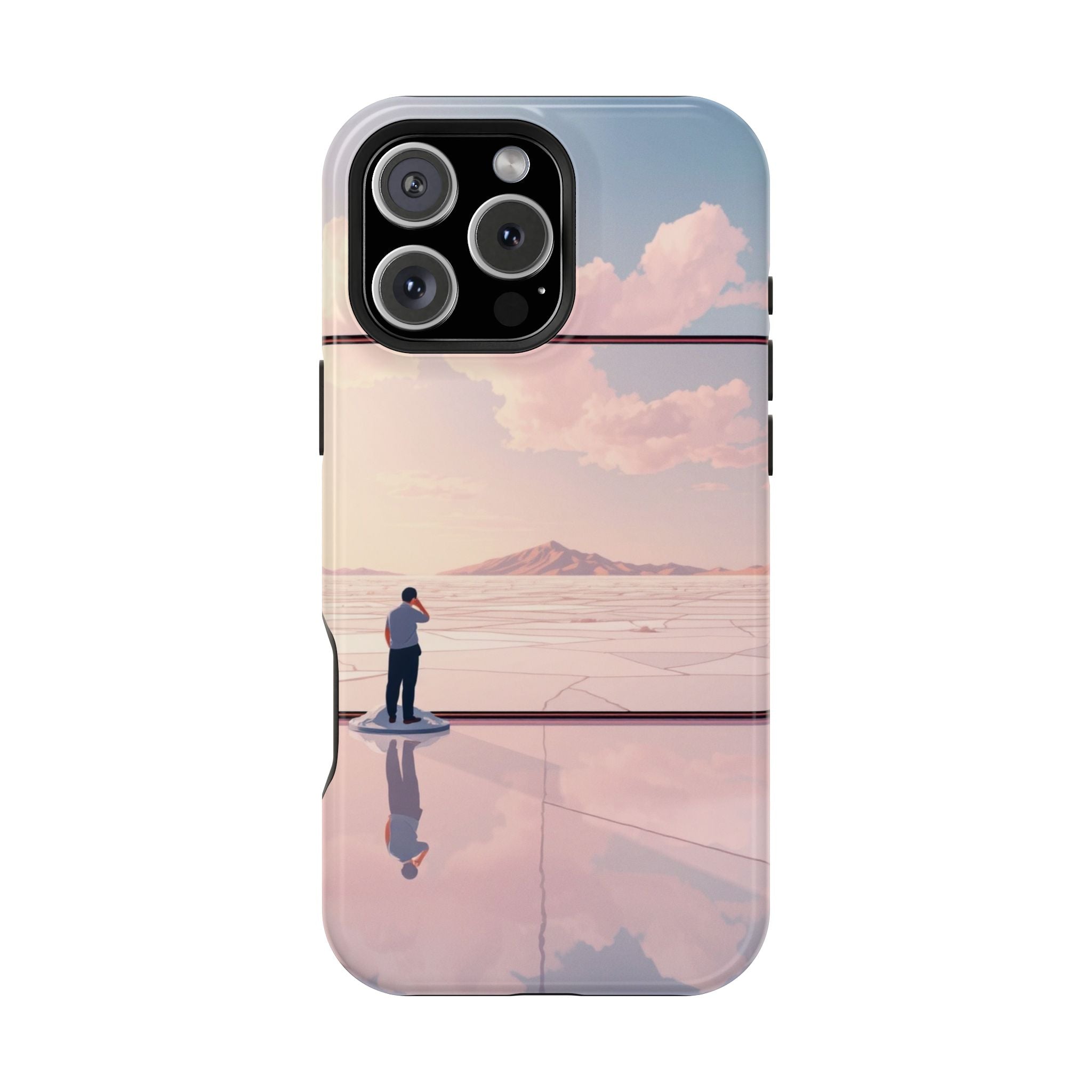 iPhone Salt Flat Mirror Stained Glass Slim Everyday Designer Case · iPhone Case