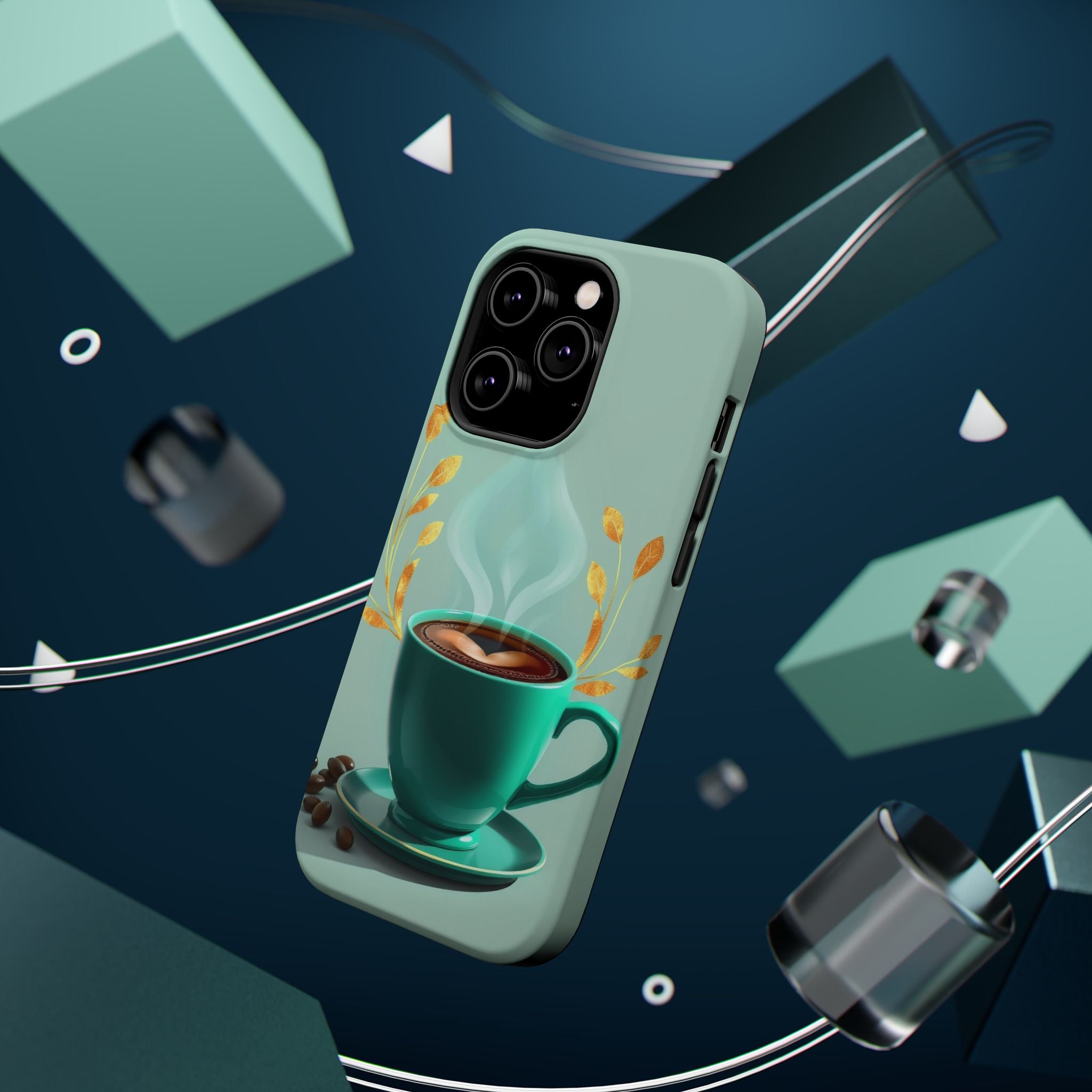 iPhone Radiant Emotional Support Coffee Design Soft Finish Everyday Case · iPhon